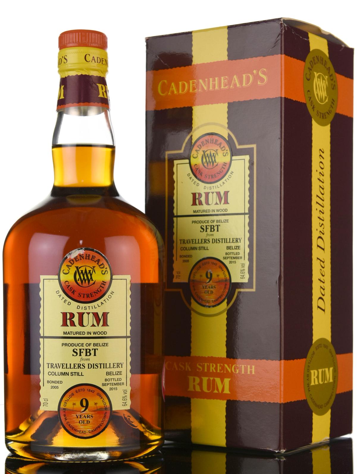 Travellers 2005-2015 - 9 Year Old - Cask Strength - Cadenheads Rum
