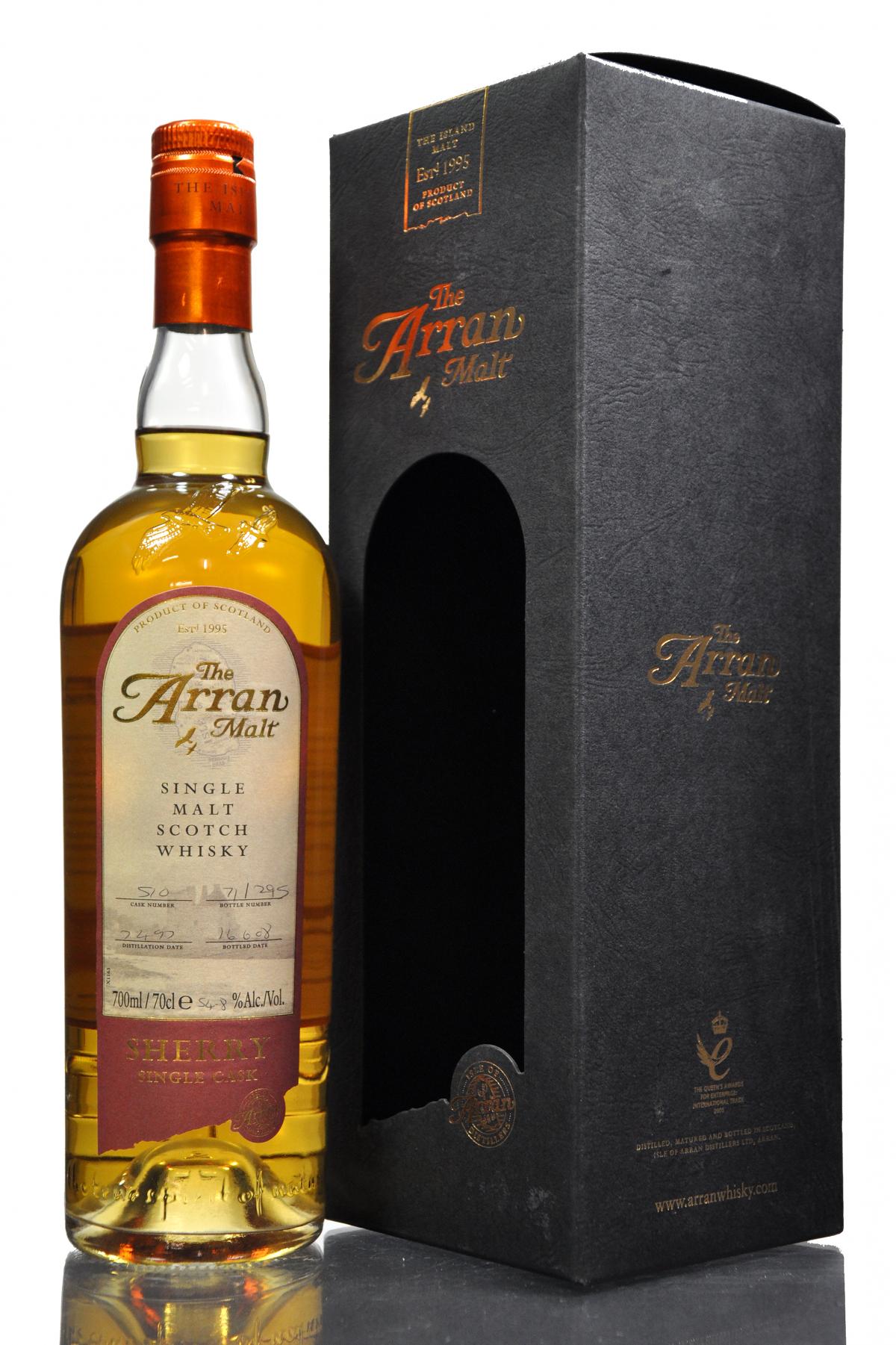 Arran 1997-2008 - Single Cask 510 - Sherry Cask