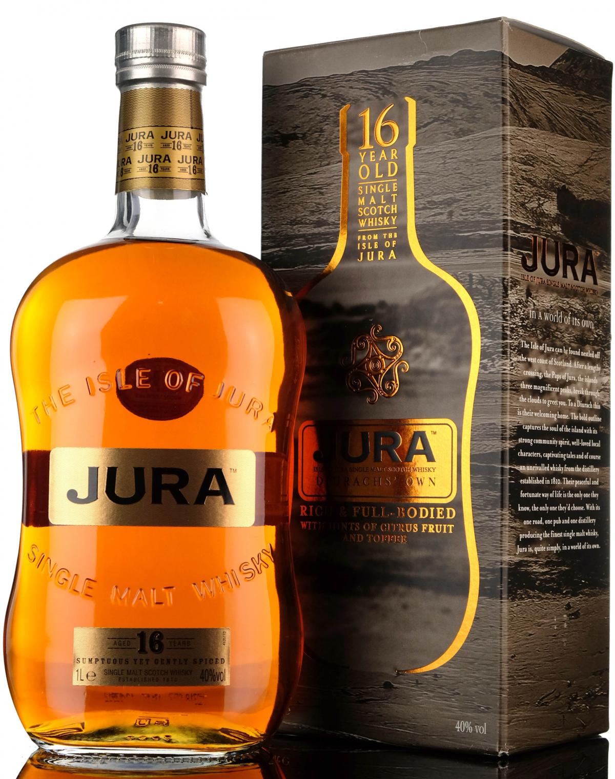 Isle Of Jura 16 Year Old - Diurachs Own - 1 Litre