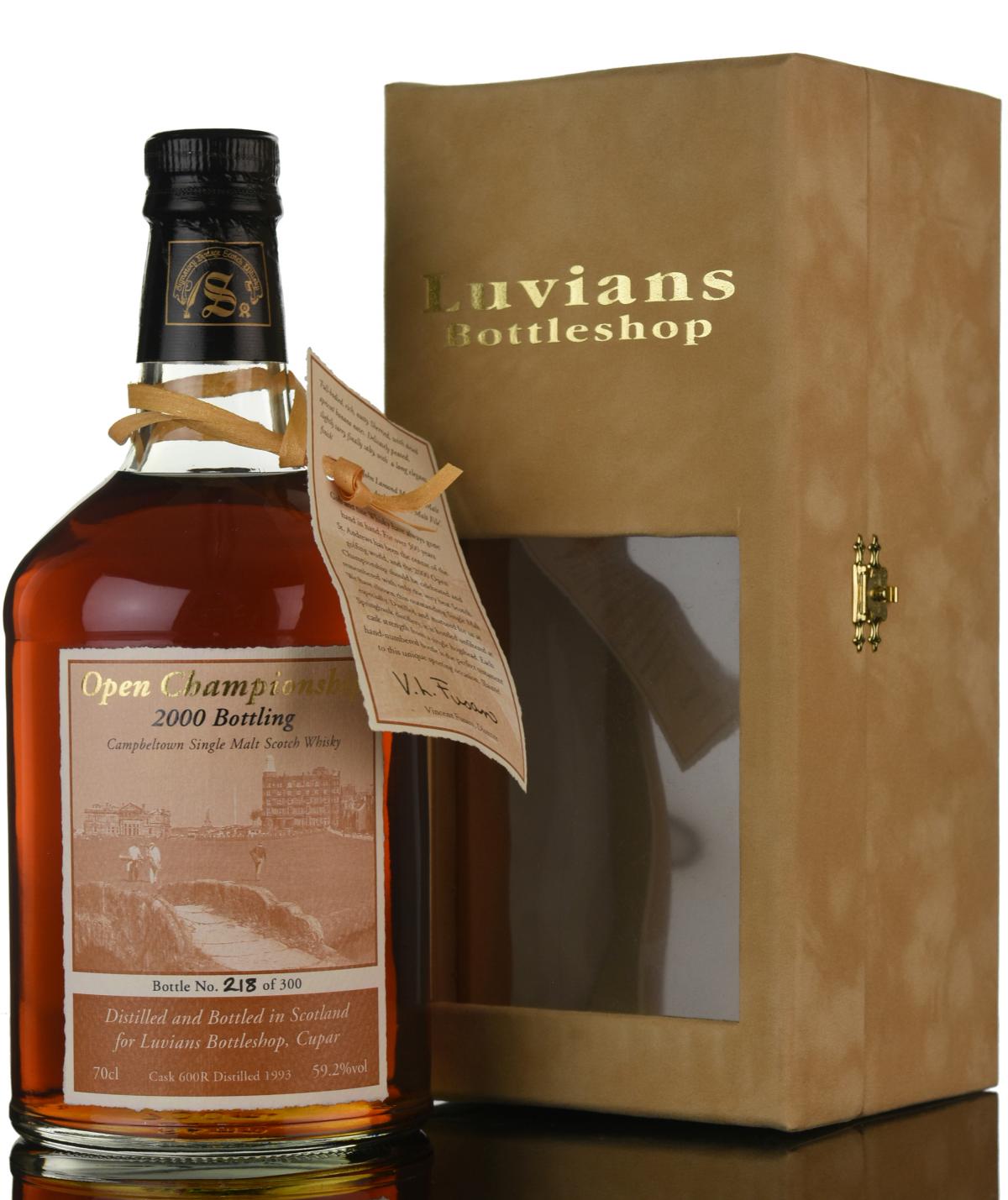 Springbank 1993 Open Championship 2000 Signatory Vintage