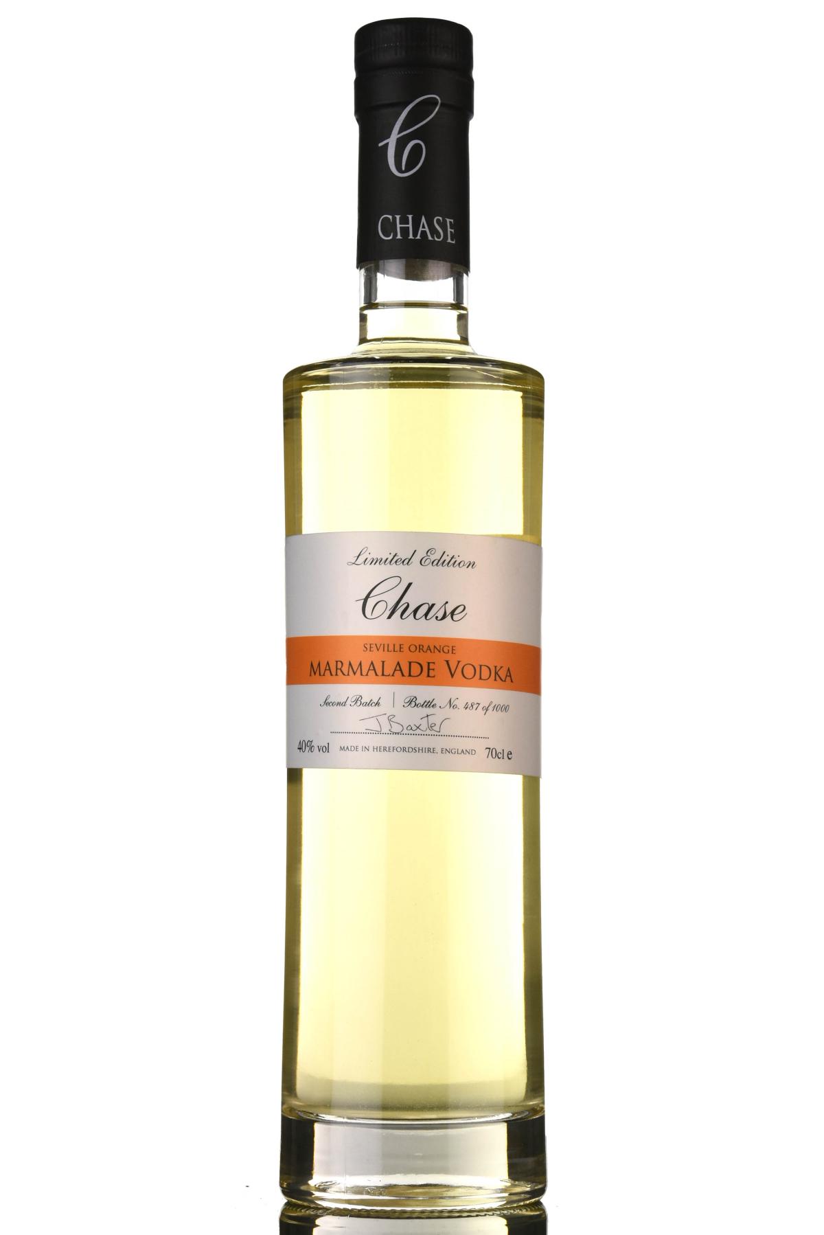 Chase Marmalade Vodka - Second Batch
