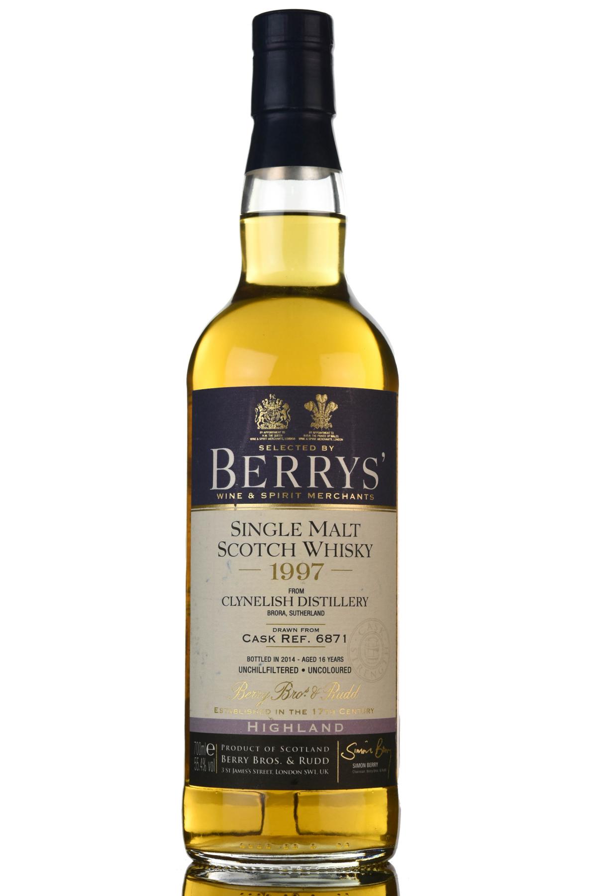 Clynelish 1997-2014 - 16 Year Old - Berry Bros & Rudd
