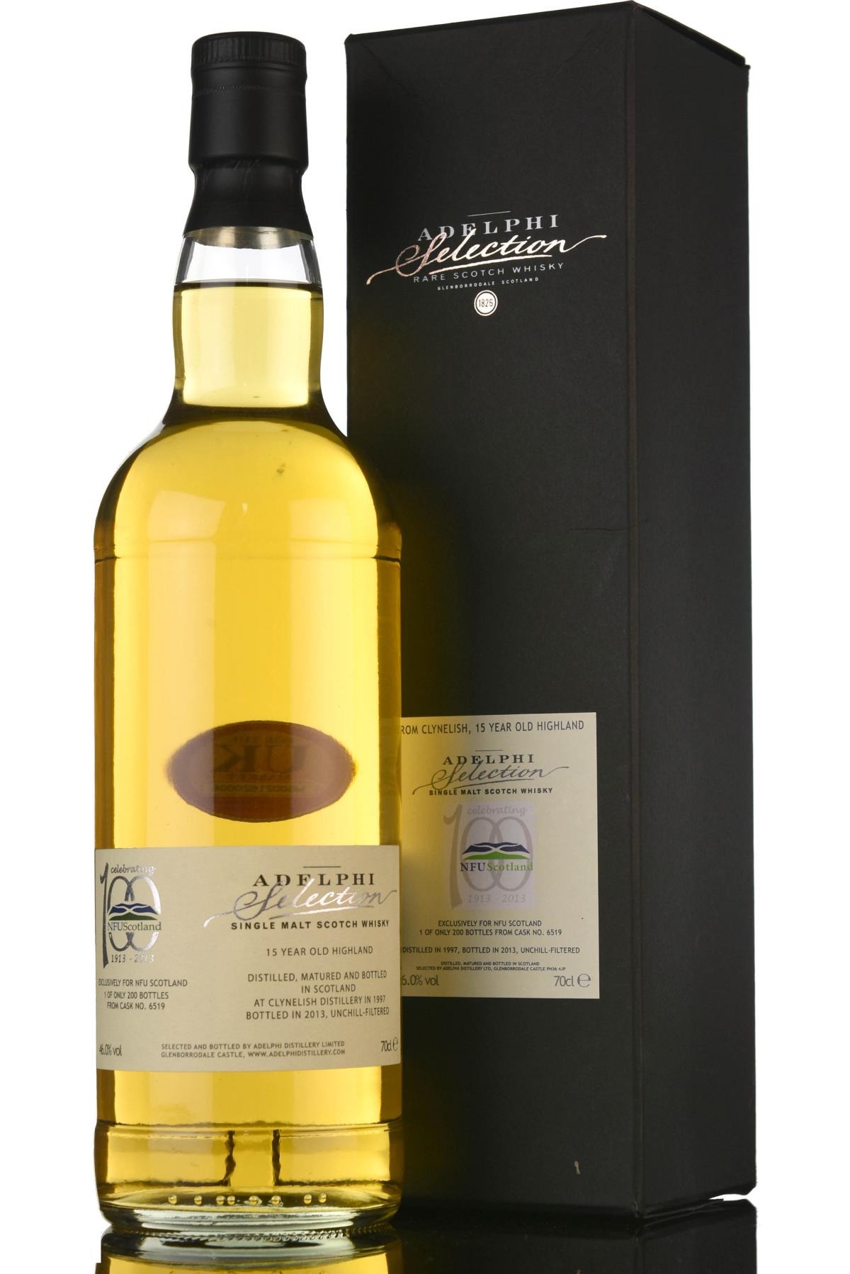 Clynelish 1997-2013 - 15 Year Old - Adelphi