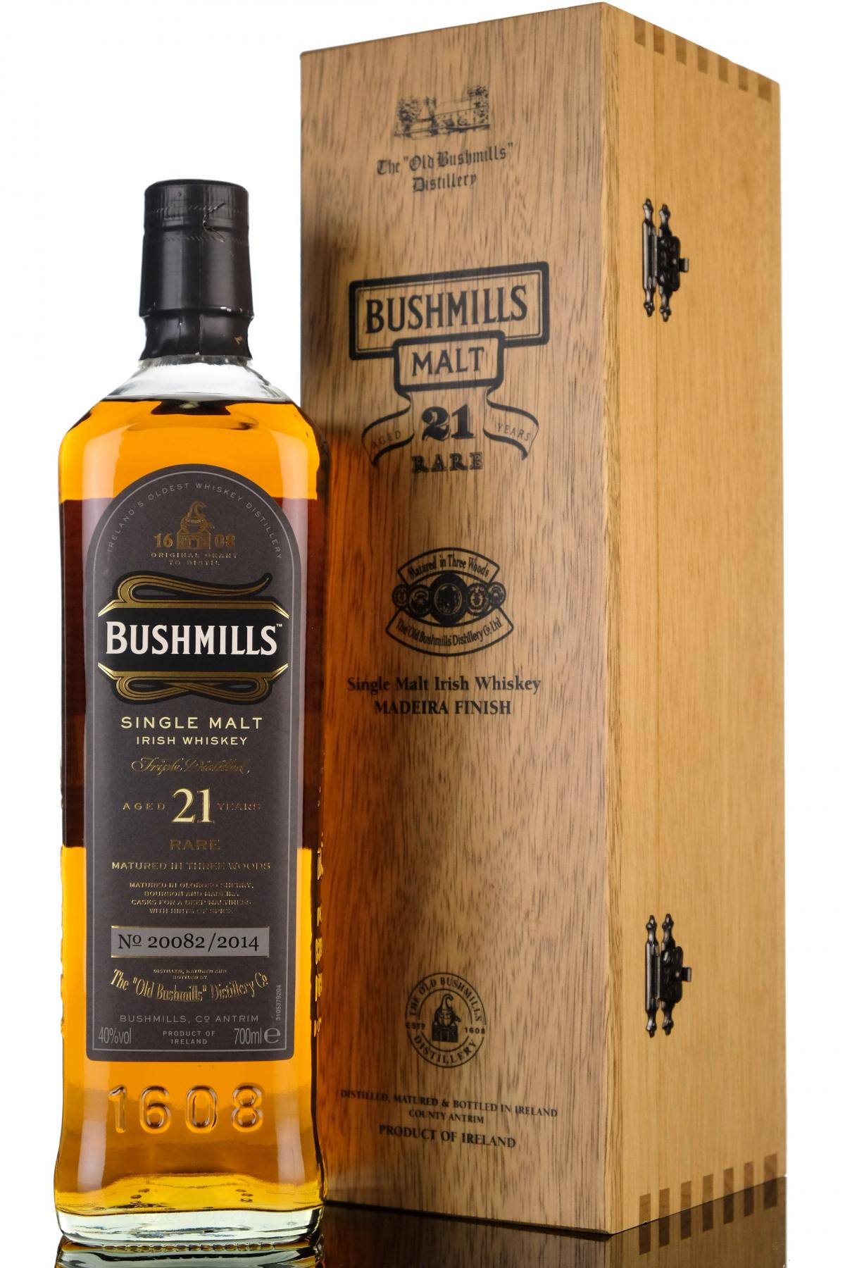 Bushmills 21 Year Old - Three Wood - 2014 Release