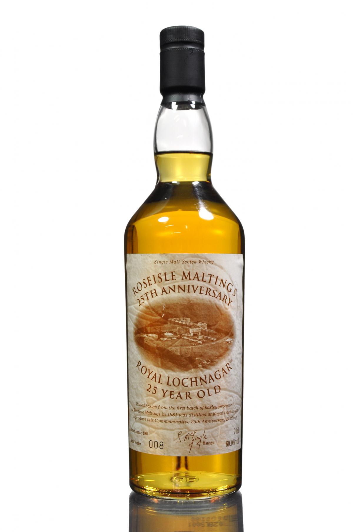 Royal Lochnagar 1981-2008 - 25 Year Old - Roseisle Maltings 25th Anniversary