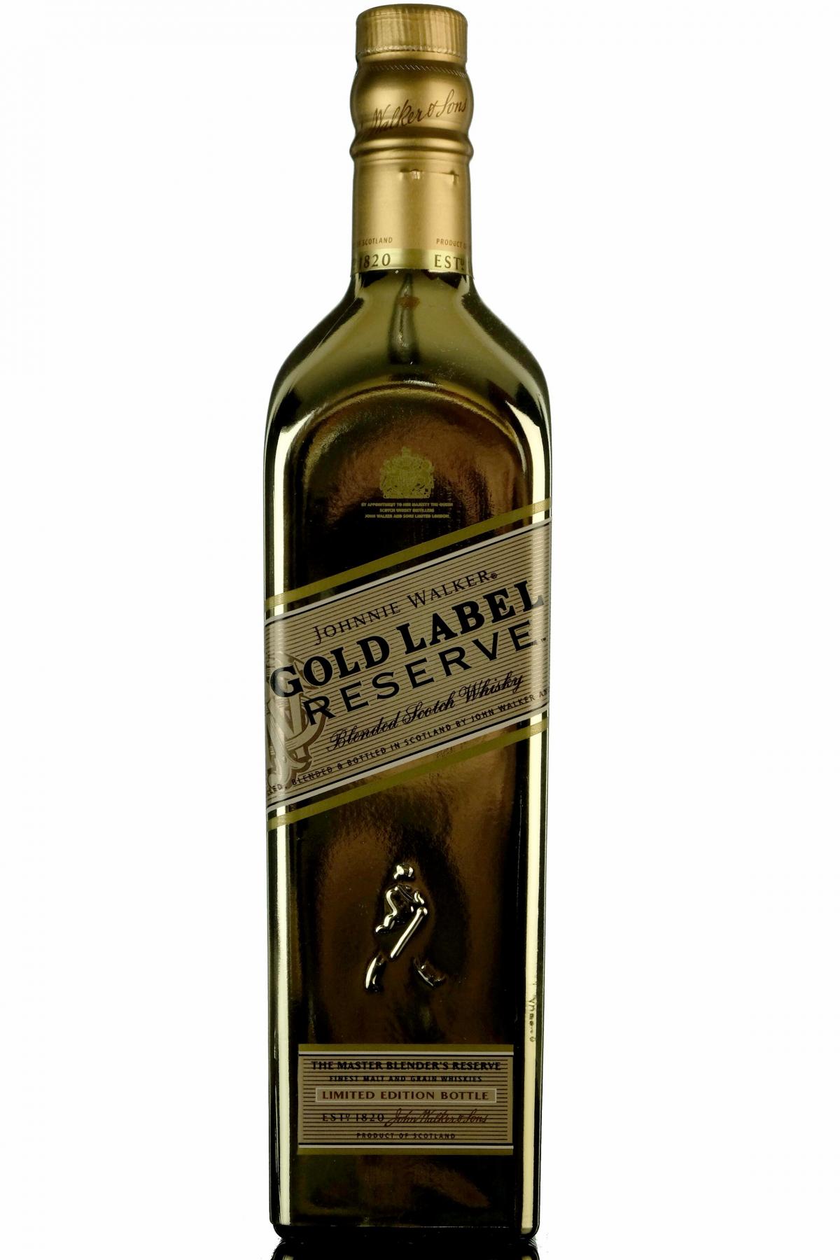 Johnnie Walker Gold Label Reserve - The Master Blenders Reserve - Limited Edition Gold Bot