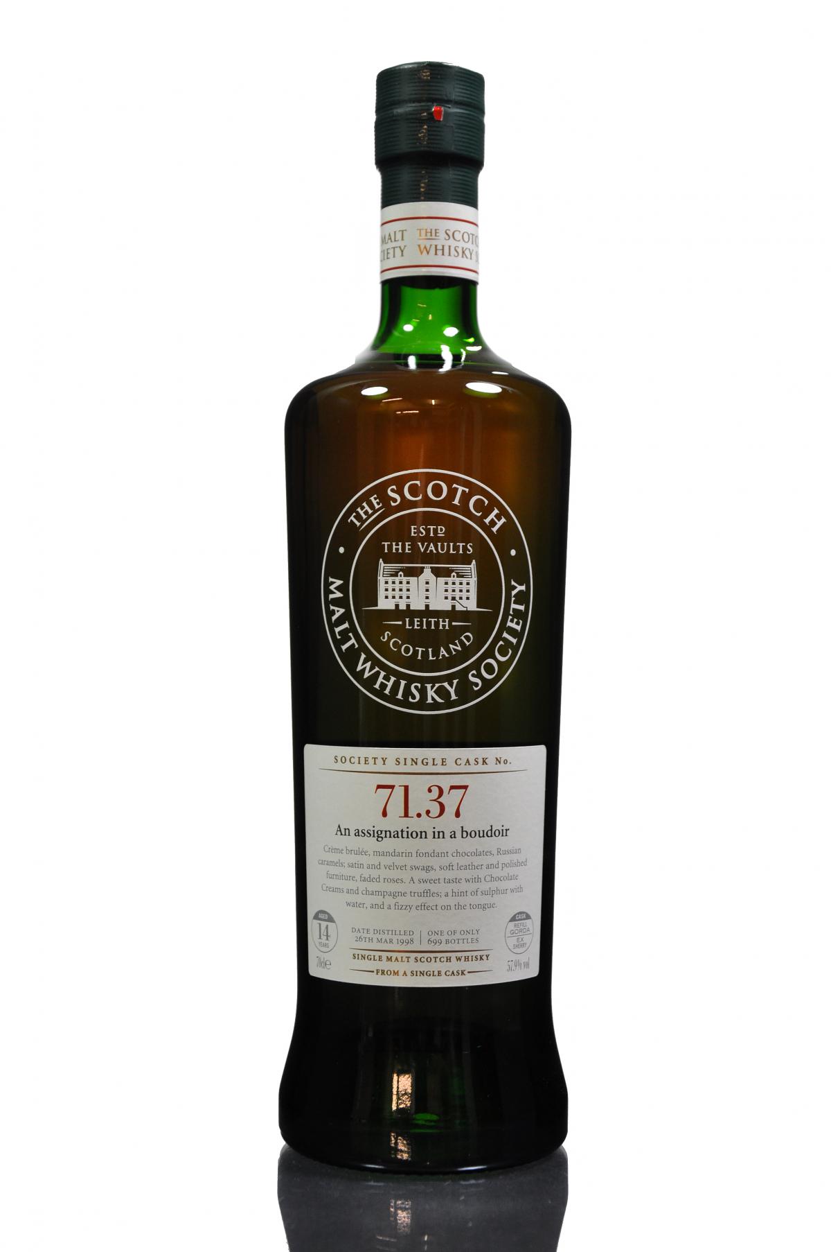 Glenburgie 1998 - 14 Year Old - SMWS 71.37