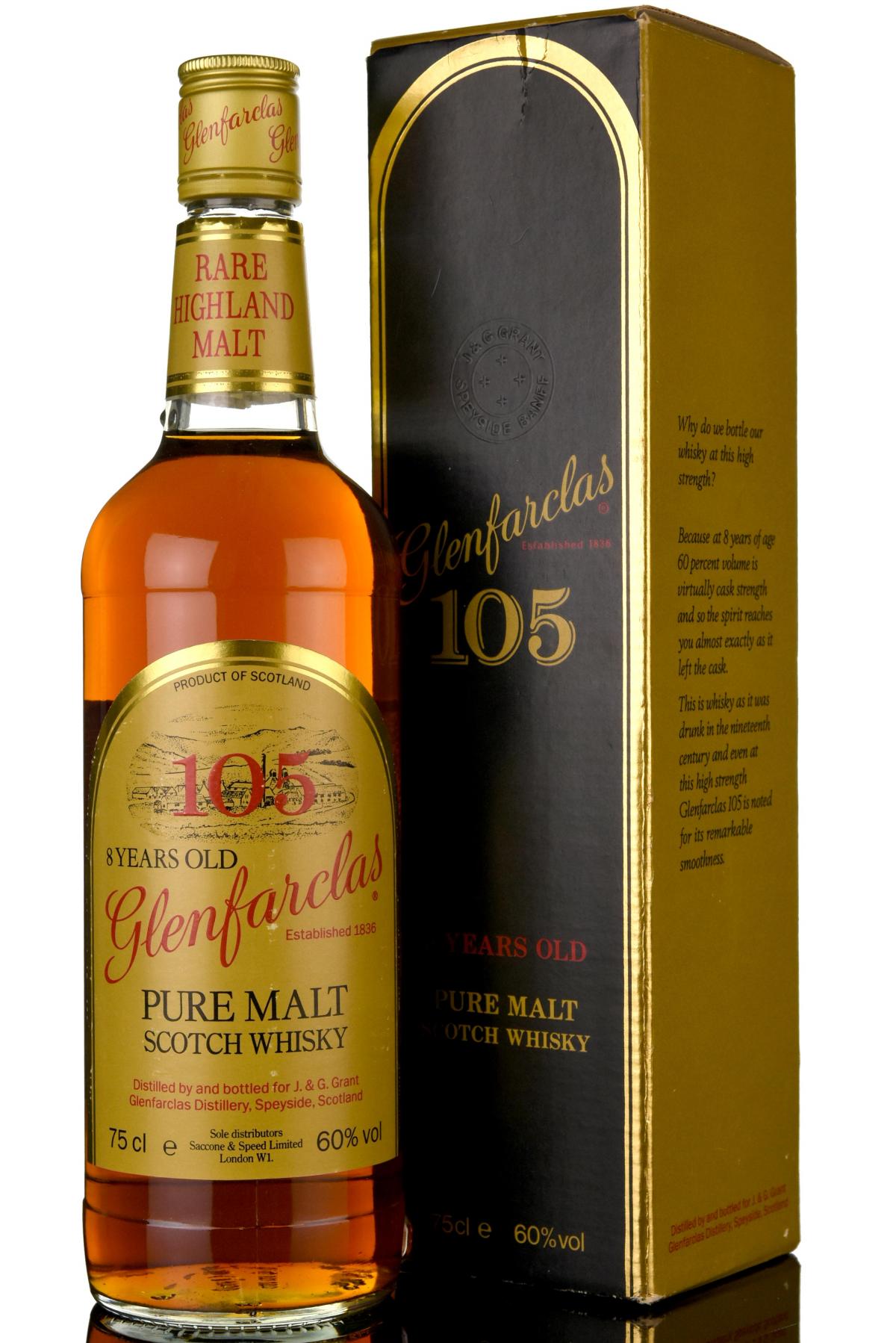 Glenfarclas 8 Year Old - 105 - 1980s