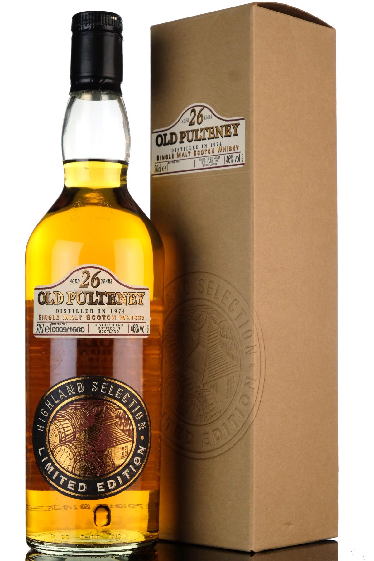 Old Pulteney 1974 - 26 Year Old