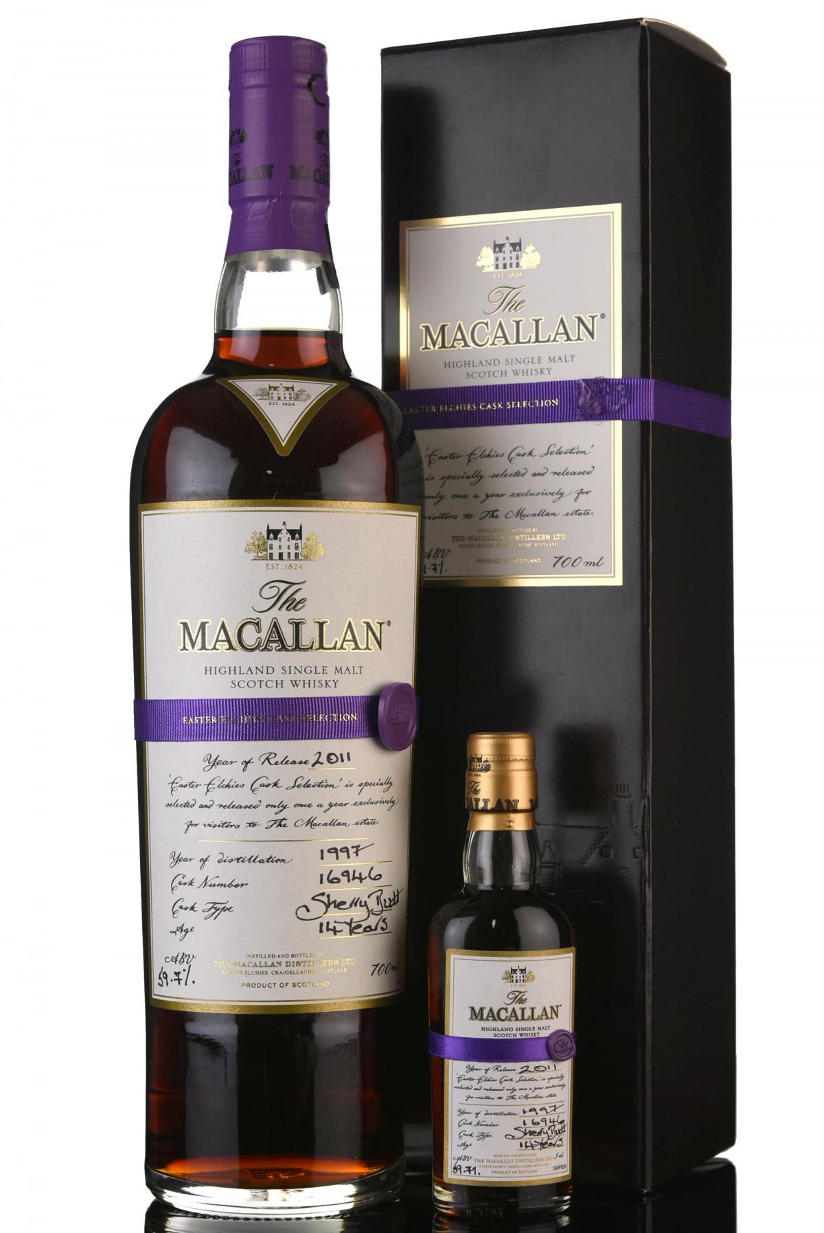 Macallan 1997 - 14 Year Old - Easter Elchies - 2011 Release - Cask 16946