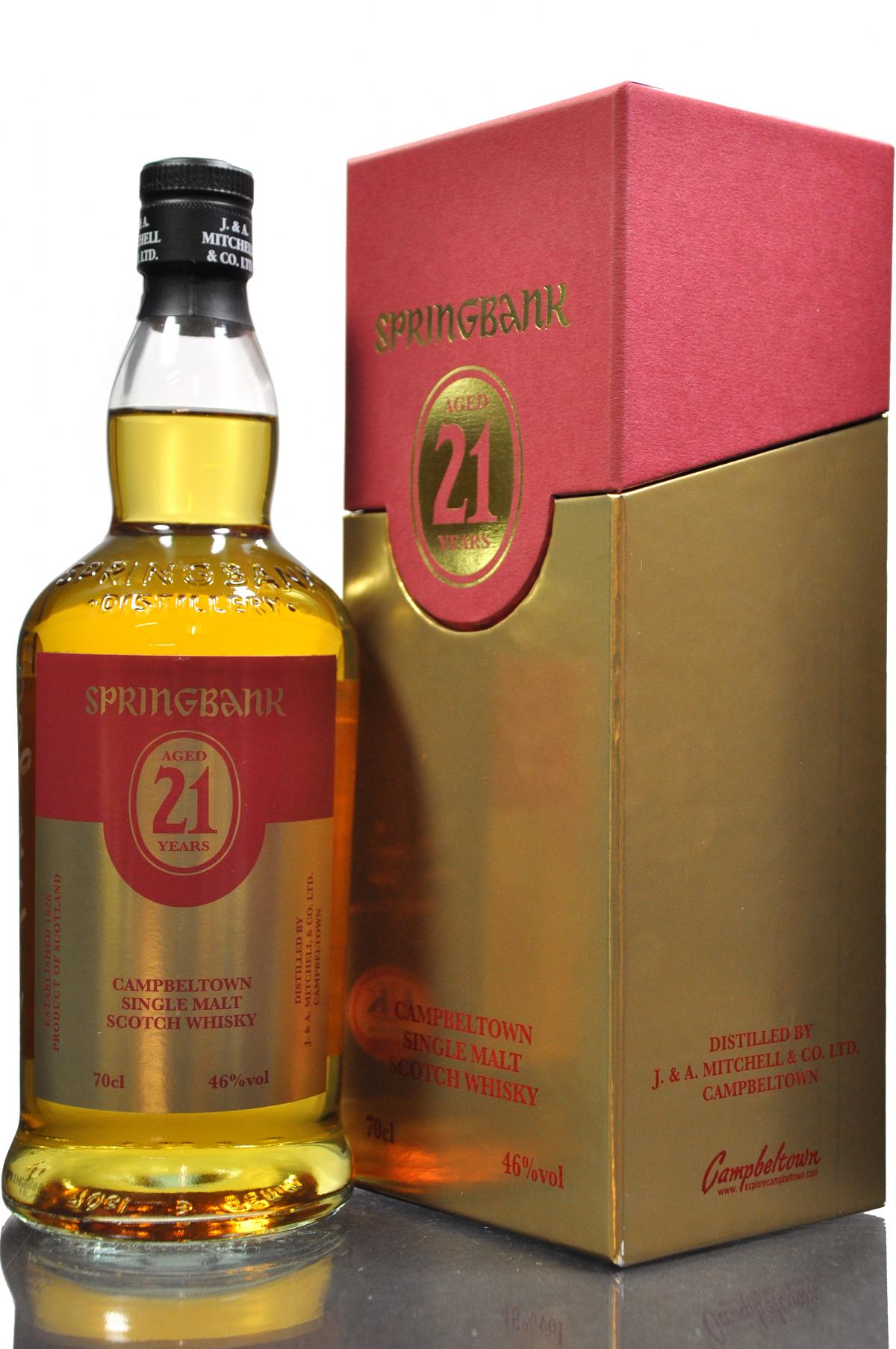 Springbank 21 Year Old - 2015