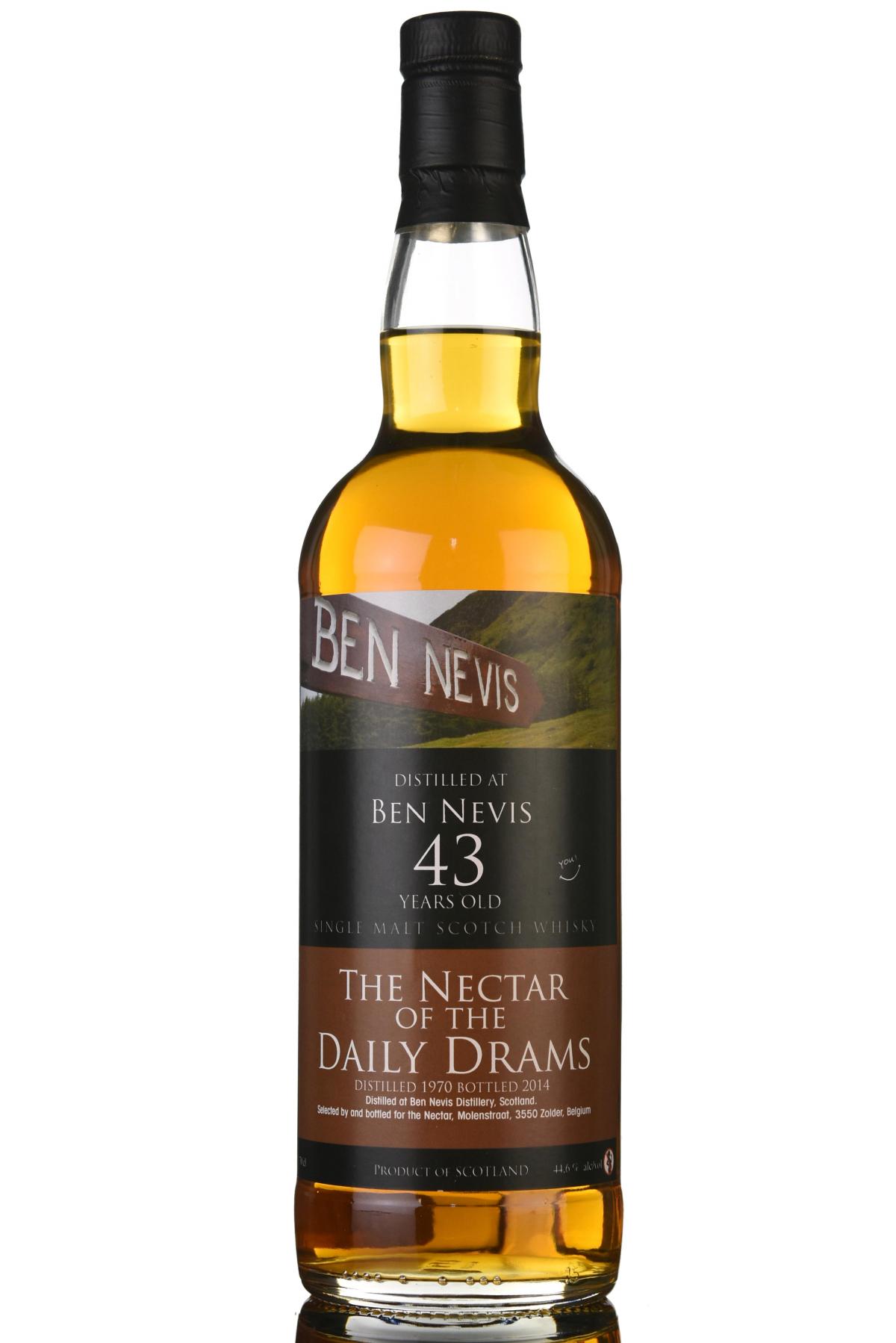 Ben Nevis 1970-2014 - 43 Year Old - Nectar Of The Daily Drams