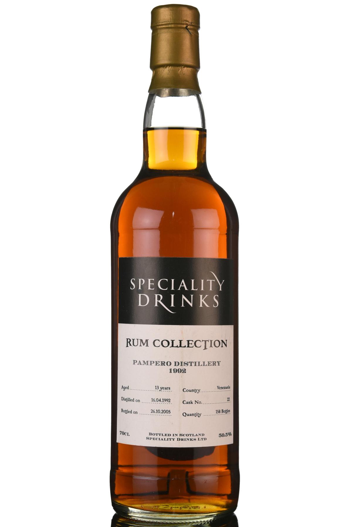 Pampero 1992 - 2005 Speciality Drinks Rum Collection