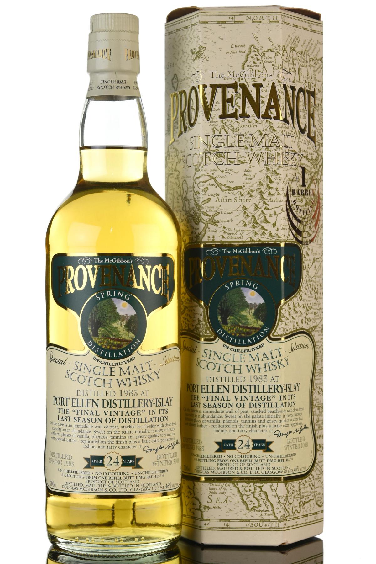 Port Ellen 19832008  24 Year Old  Provenance