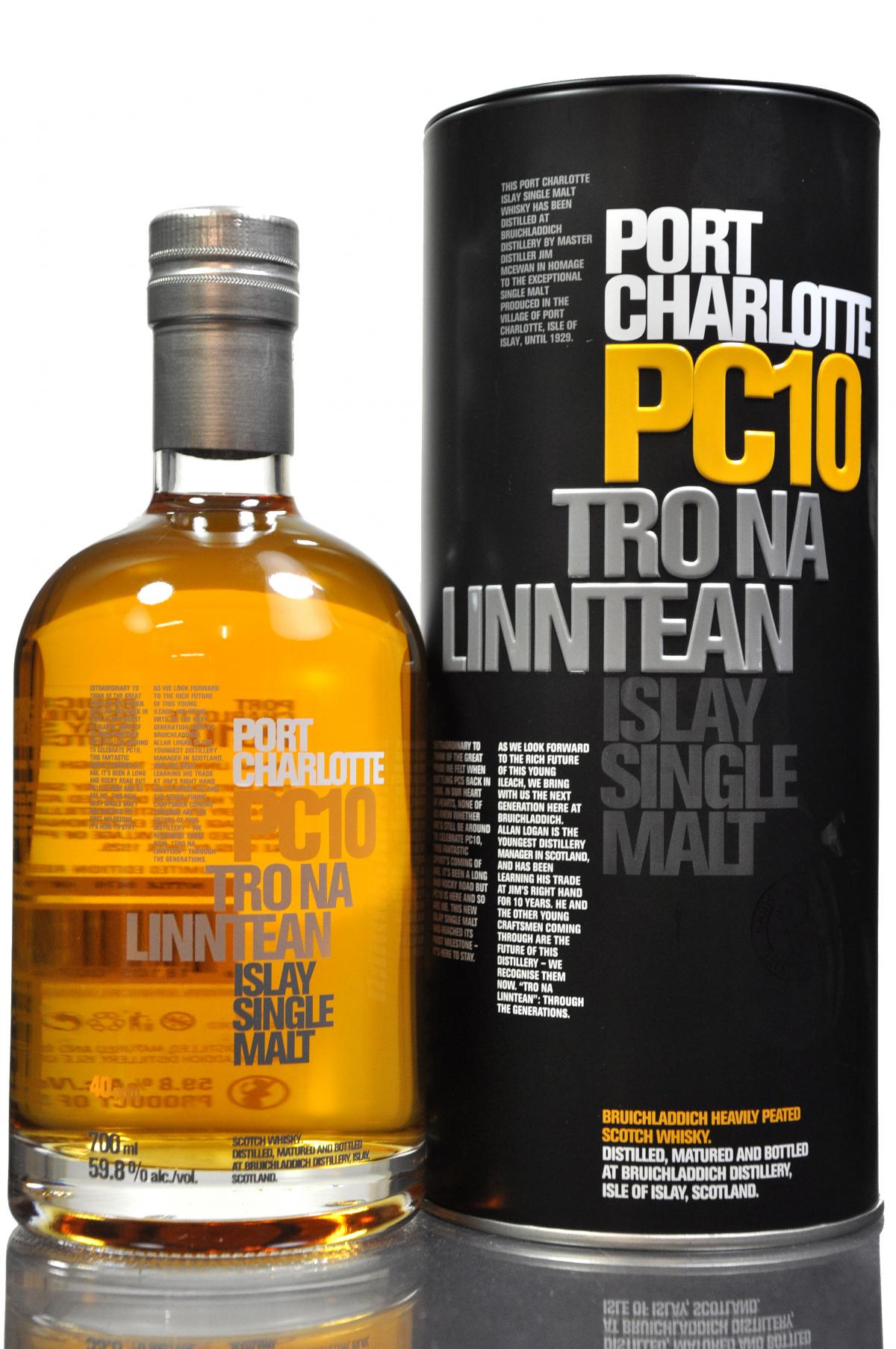 Bruichladdich 2002-2012 - Port Charlotte Tro Na Linntean - PC10