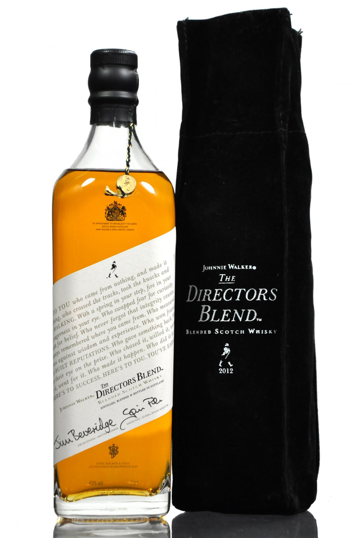 Johnnie Walker Directors Blend - 2012 Edition