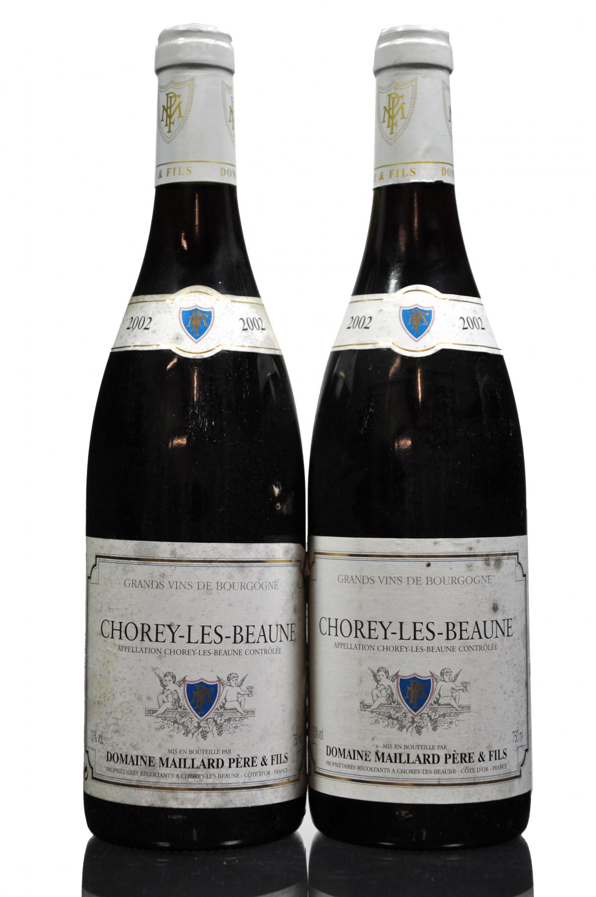2 x Domaine Maillard - Chorey Les Beaune 2002
