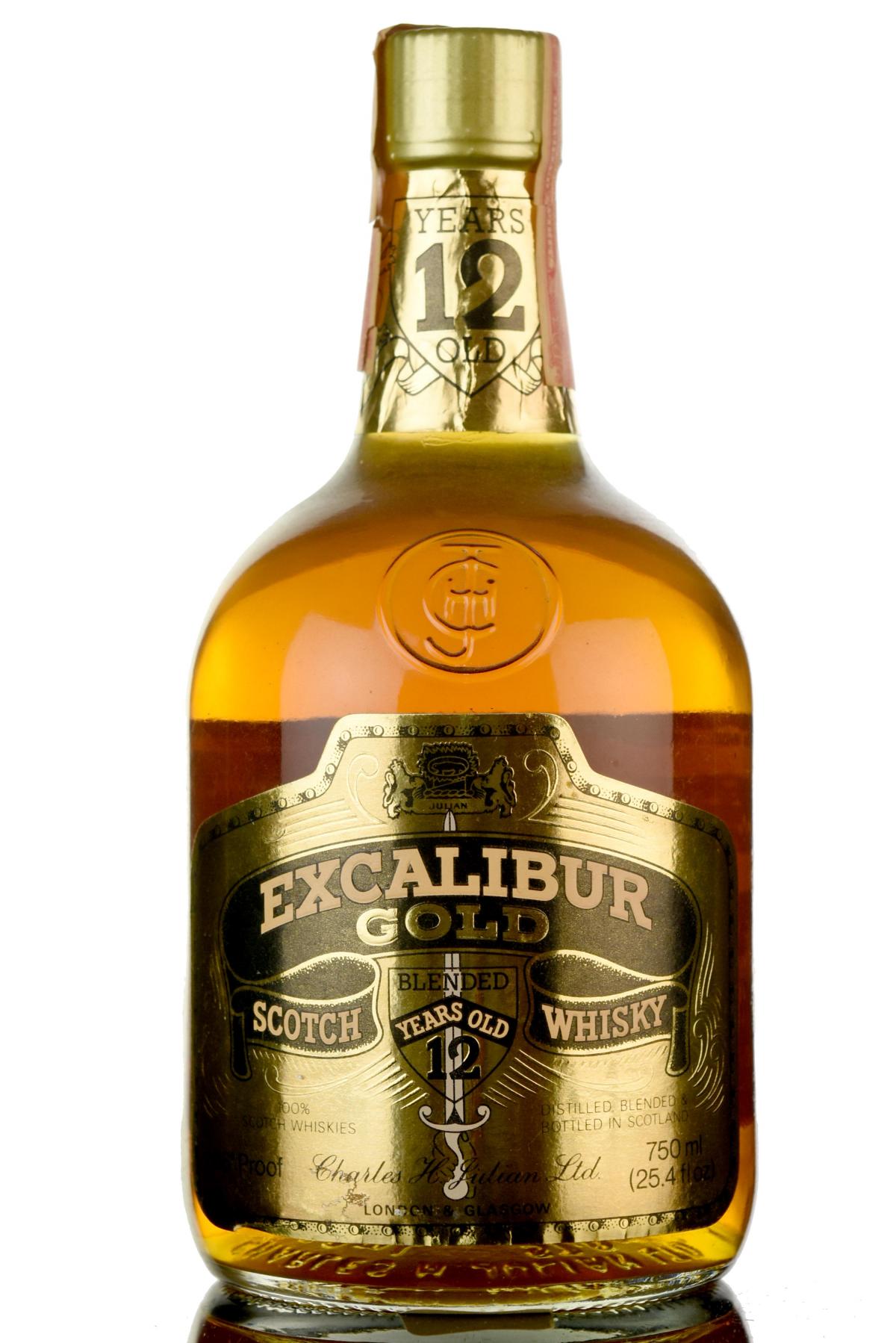 Excalibur Gold 12 Year Old - Late 1970s
