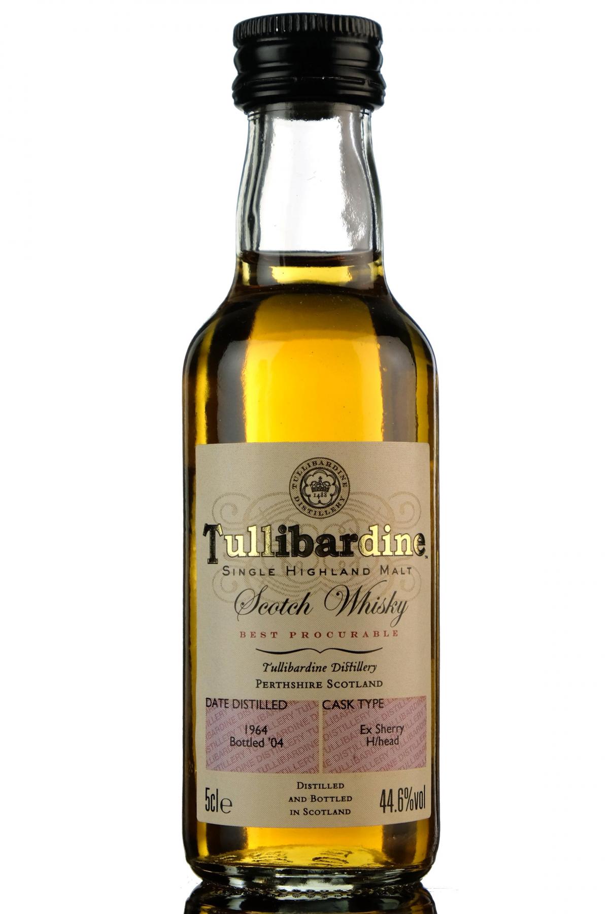 Tullibardine 1964-2004 Miniature