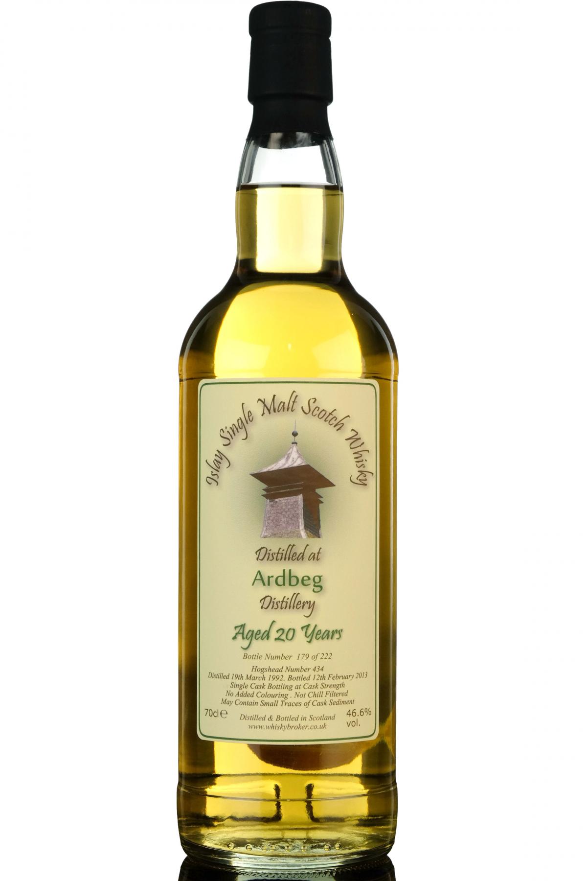 Ardbeg 1992 - 2013 20 The Whisky Broker