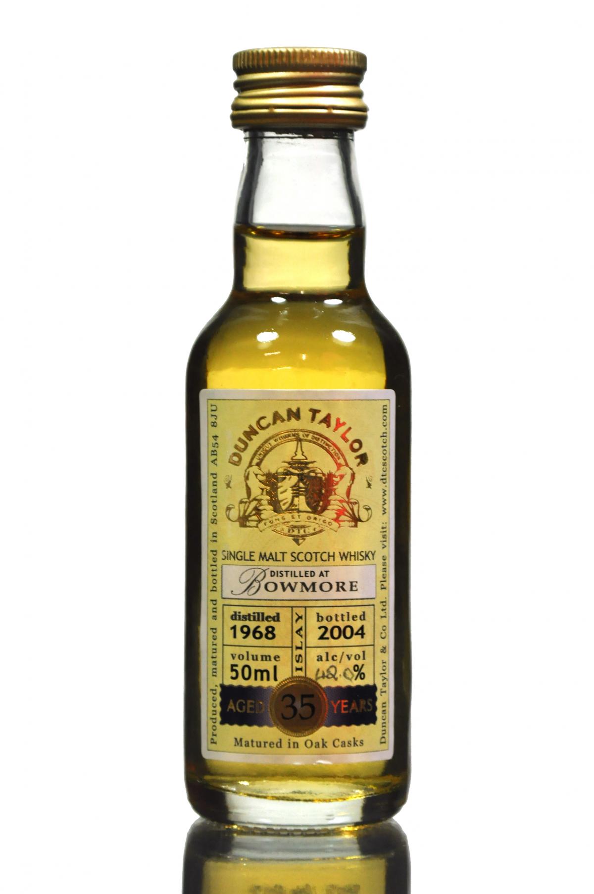 Bowmore 1968-2004 - 35 Year Old - Duncan Taylor Miniature