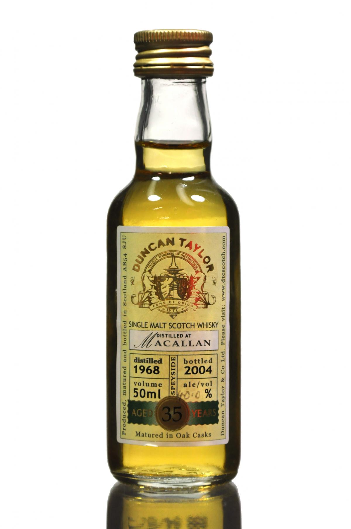 Macallan 1968-2004 - 35 Year Old - Duncan Taylor Miniature