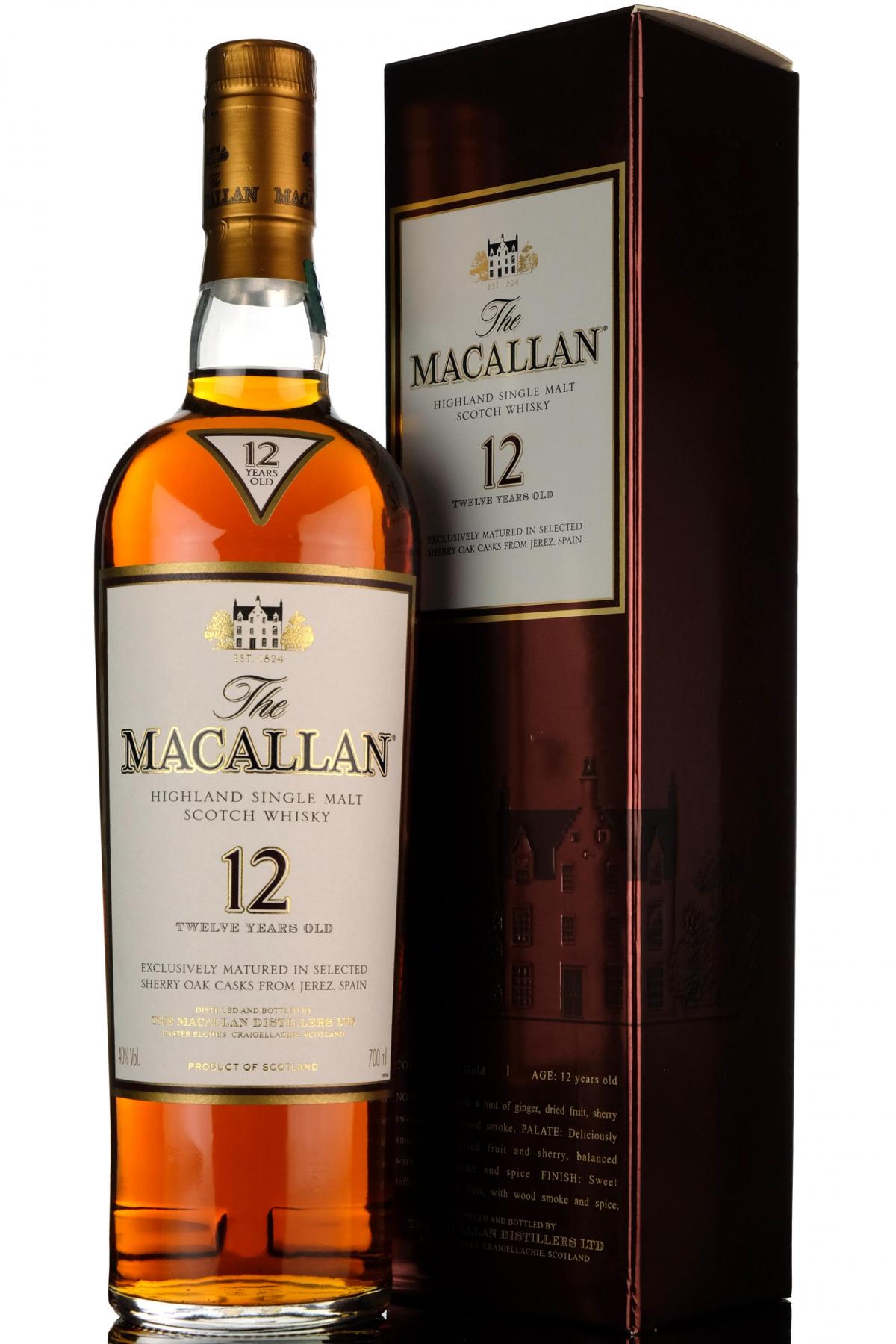 Macallan 12 Year Old - Sherry Cask - Mid 2000s