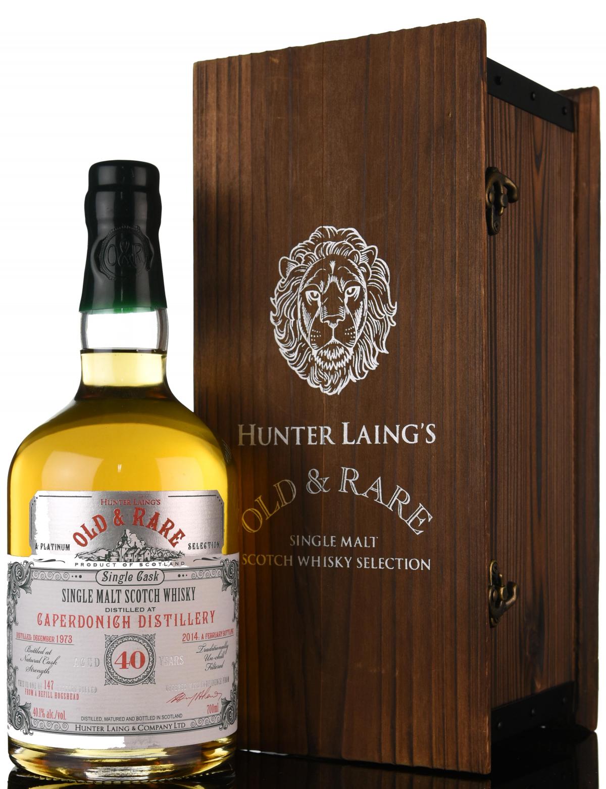 Caperdonich 1973-2014 - 40 Year Old - Hunter Laing - Old & Rare Platinum Selection