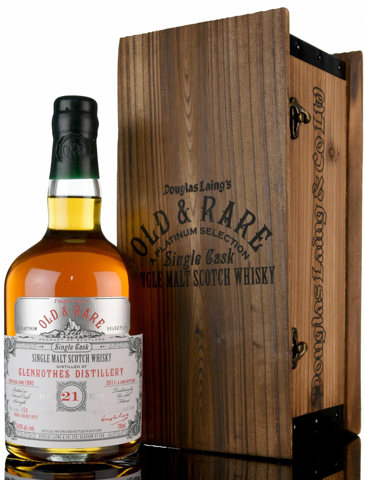 Glenrothes 19902011 21 Year Old Douglas Laing Old Rare Platinum Selection