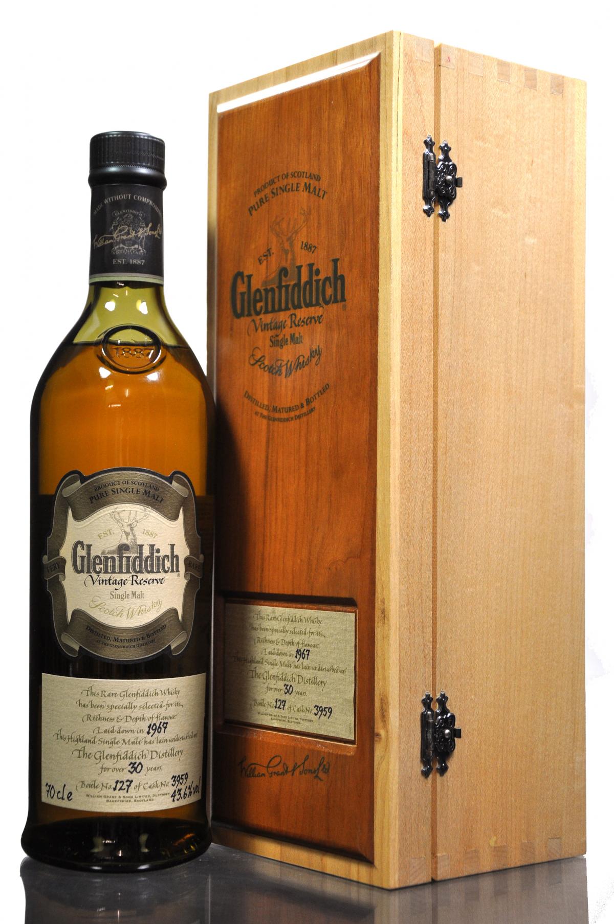 Glenfiddich 1967-1999 - 30 Year Old - Vintage Reserve - Single Cask 3959