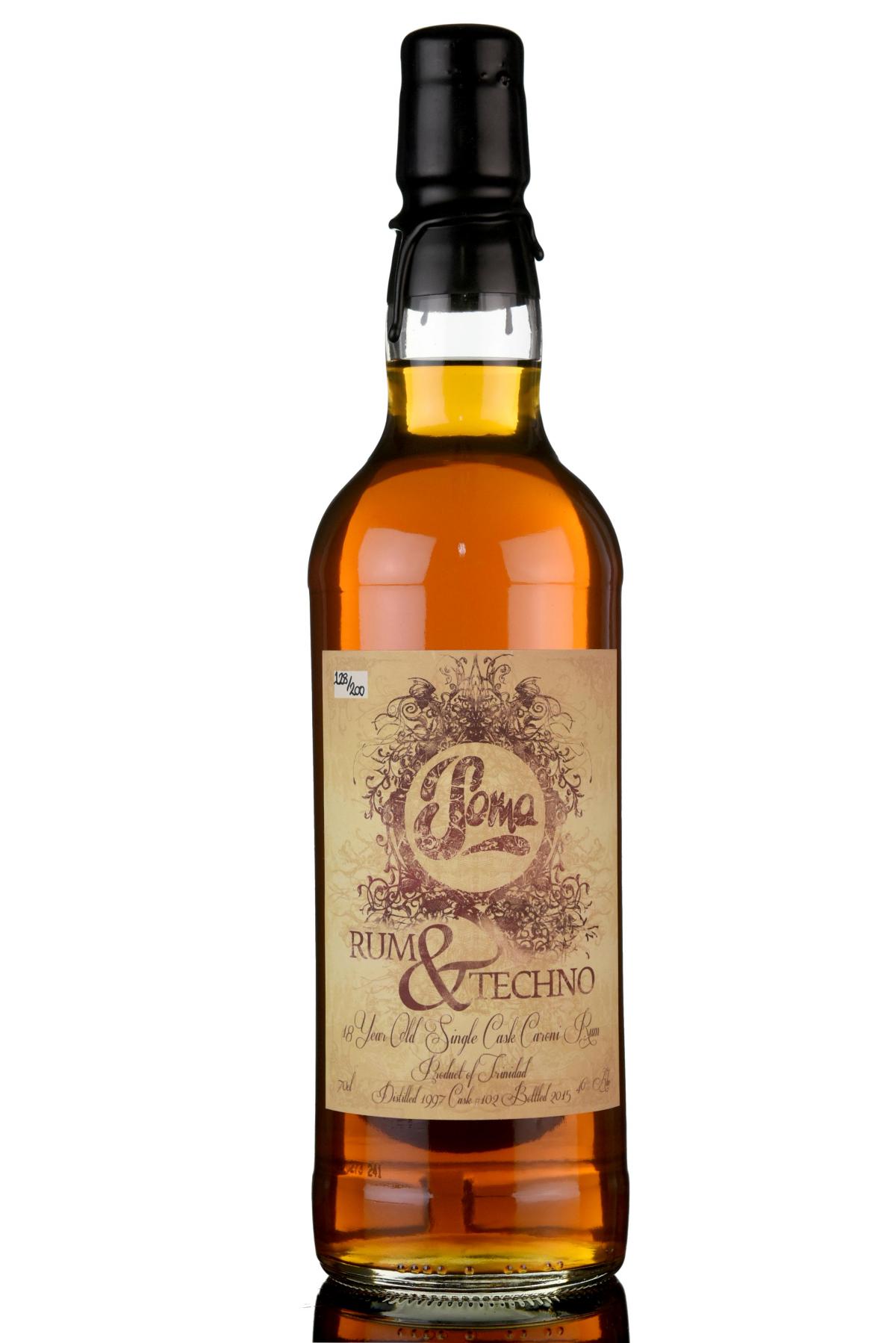 Caroni Soma Rum  Techno 19972015  18 Year Old