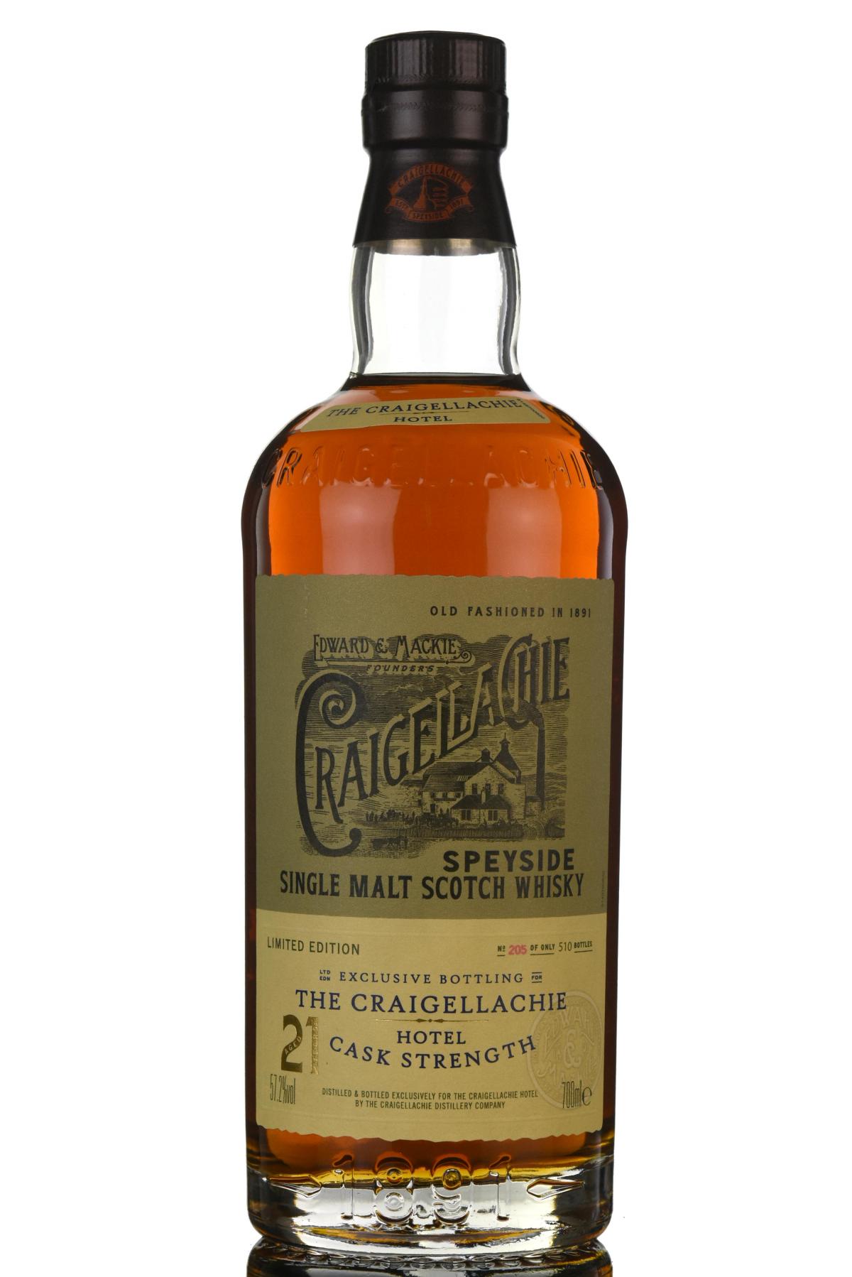 Craigellachie 21 Year Old - The Craigellachie Hotel