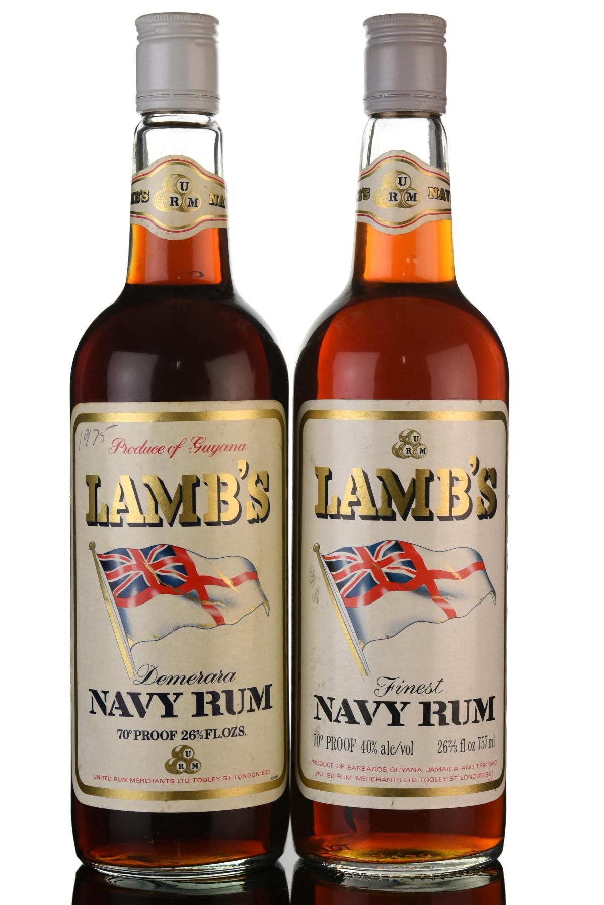 Lambs Navy Rum 1970s
