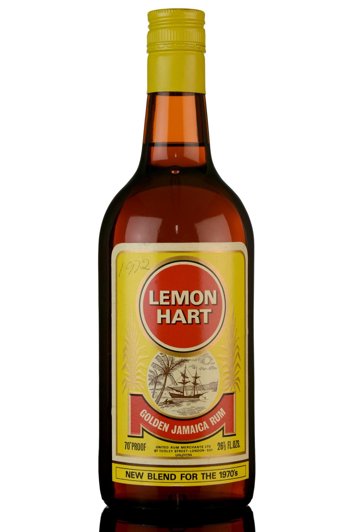Lemon Hart Jamaican Rum - 1970s