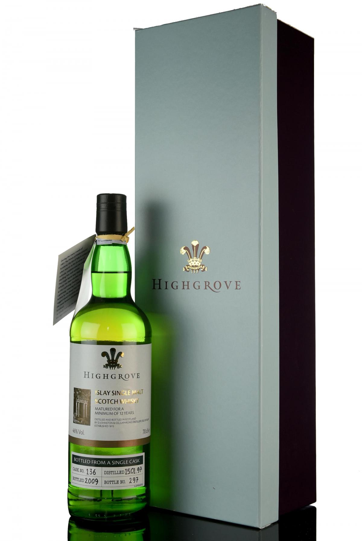 Laphroaig 19972009  Highgrove  Cask 136