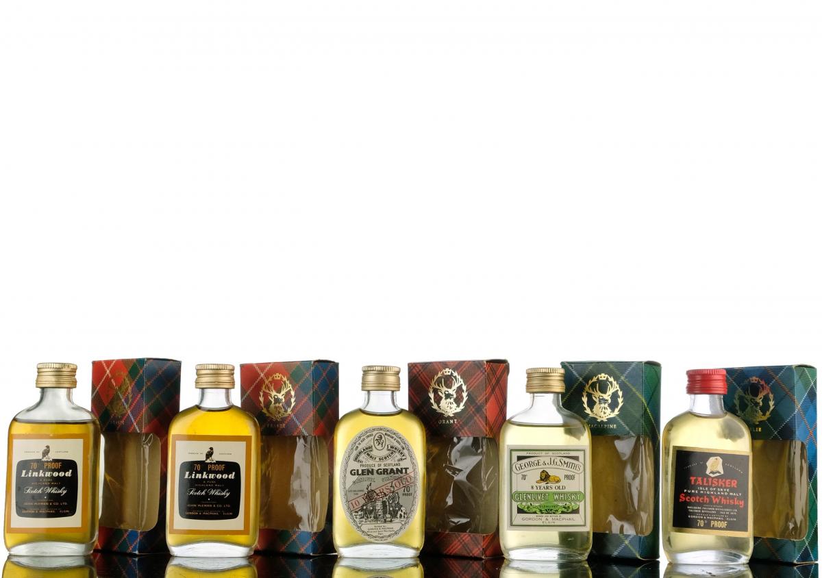 5 x Gordon & MacPhail Miniatures