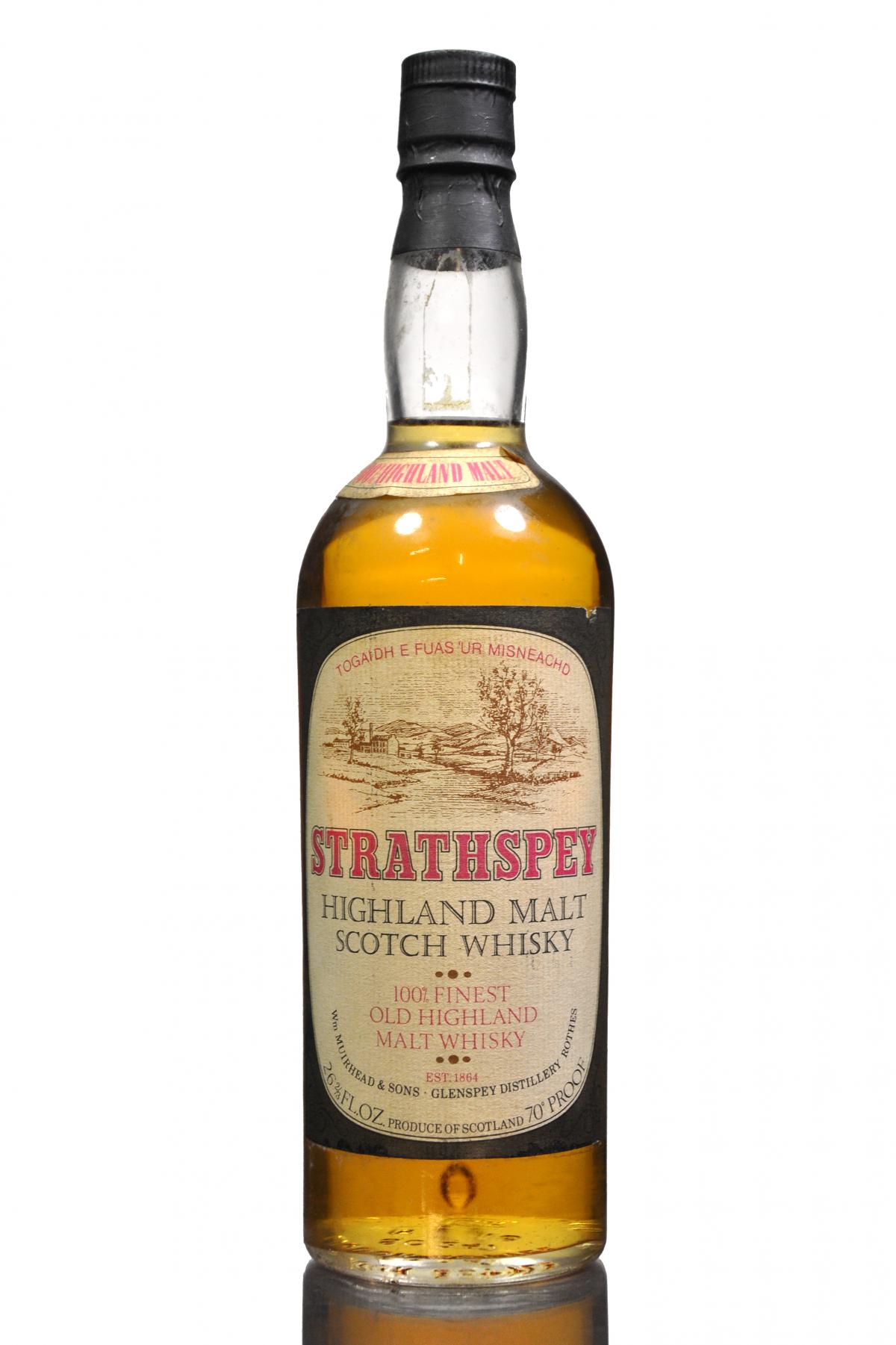 Strathspey Highland Malt - Early 1970s