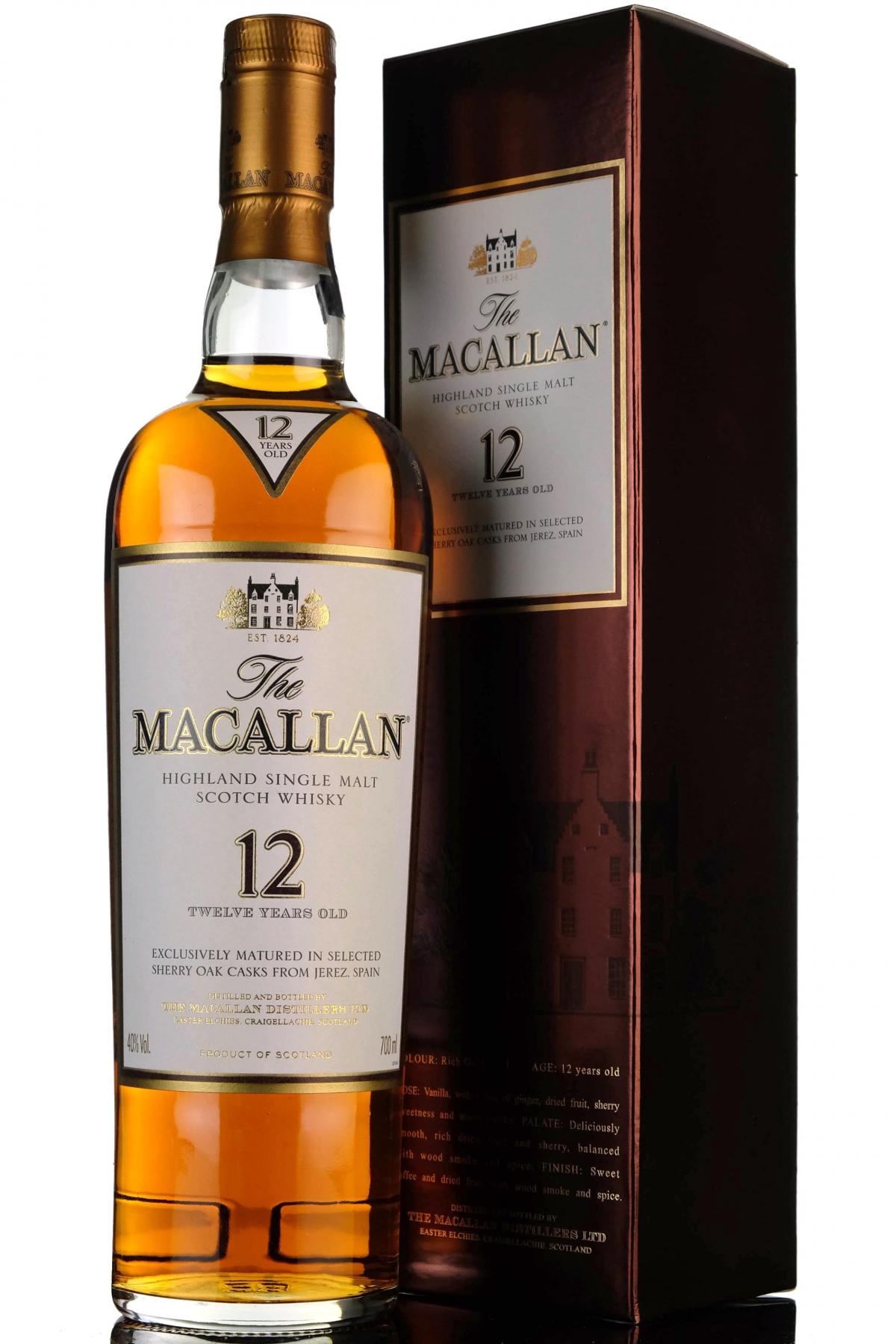 Macallan 12 Year Old - Sherry Cask