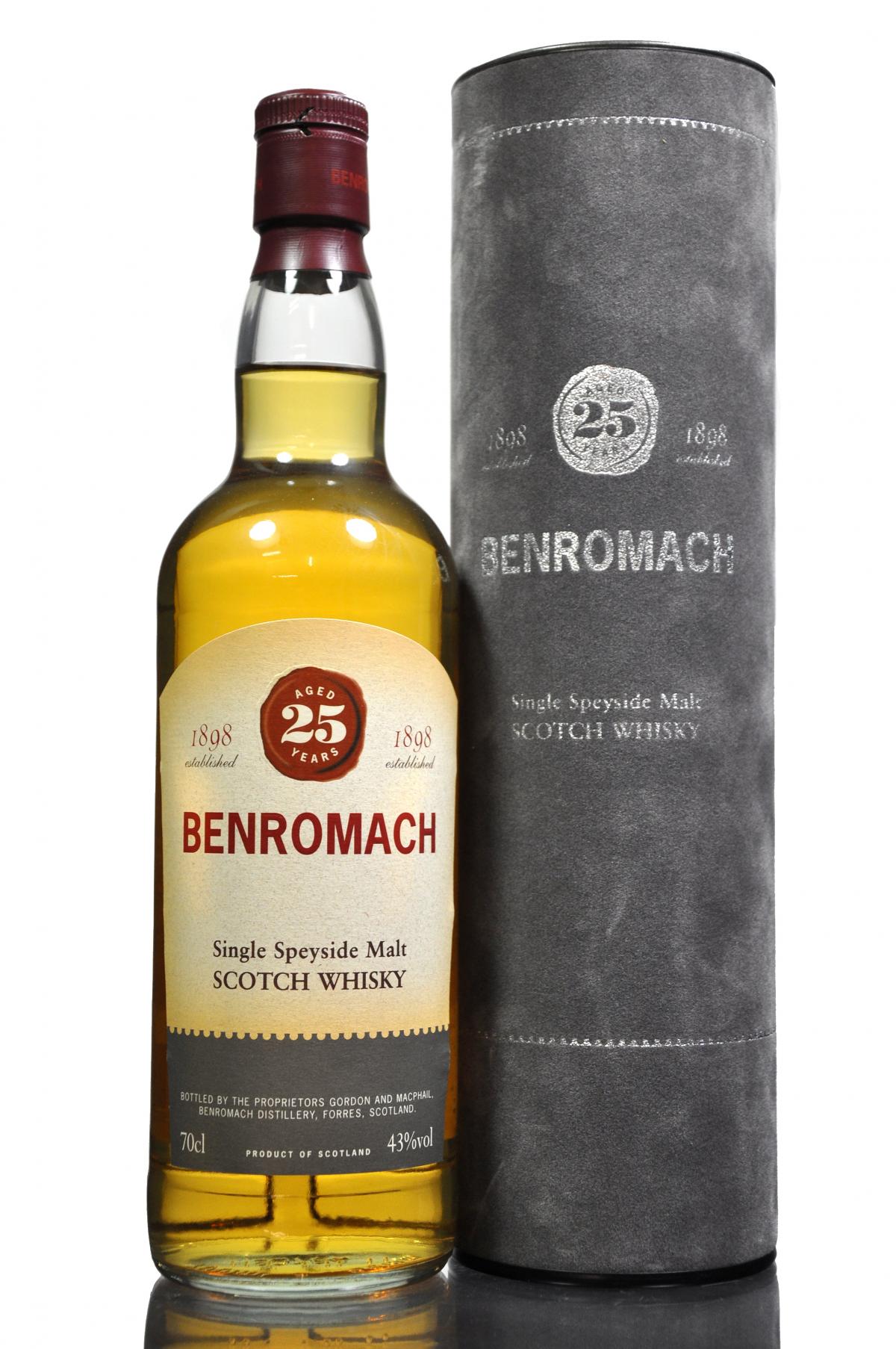 Benromach 25 Year Old - circa 2000