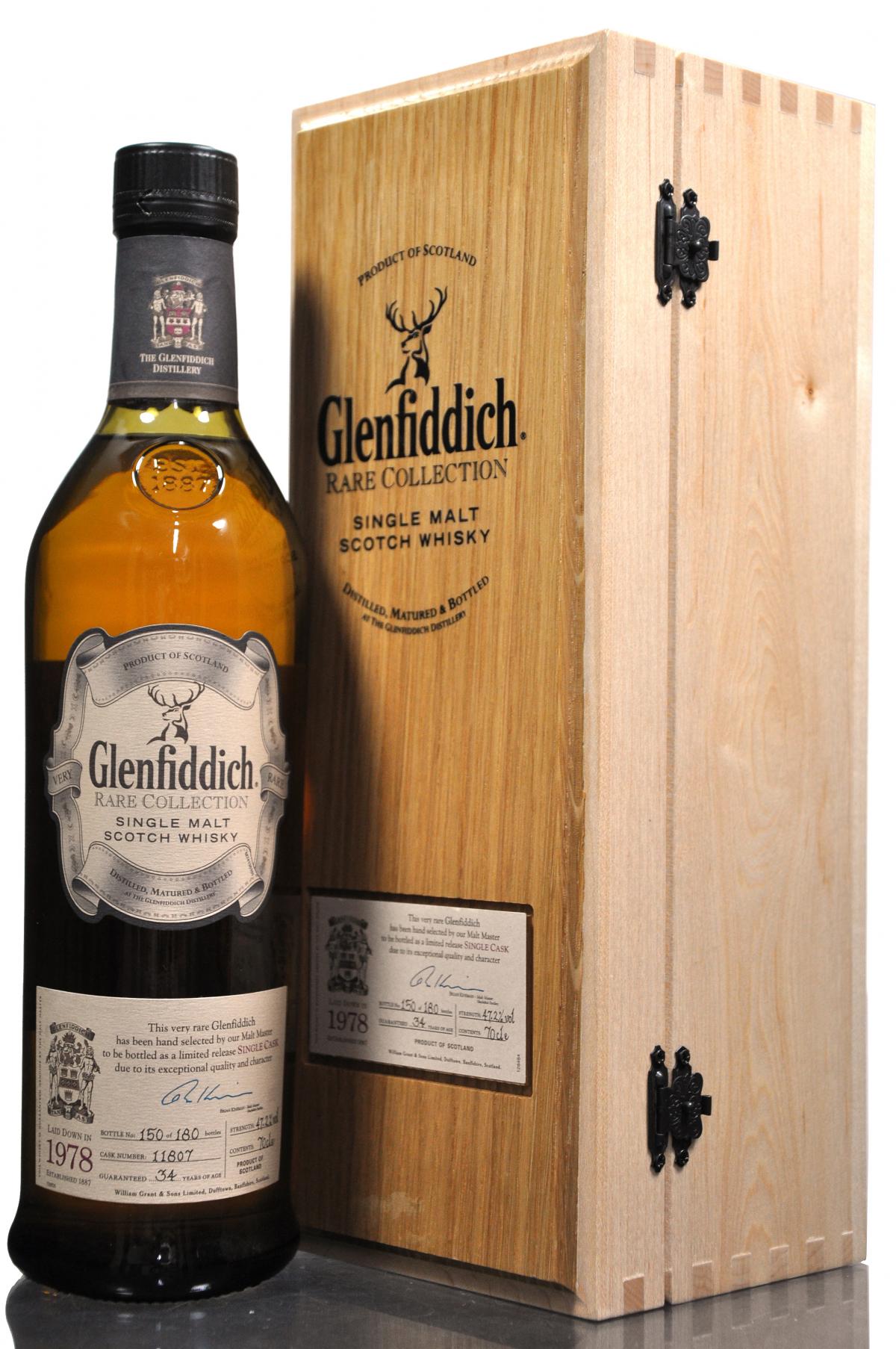 Glenfiddich 1978 - 34 Year Old - Vintage Reserve - Single Cask 11807