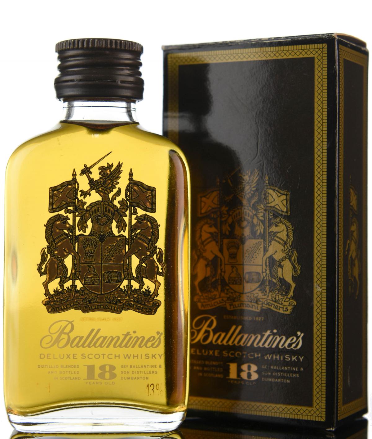 Ballantines 18 Year Old Miniature