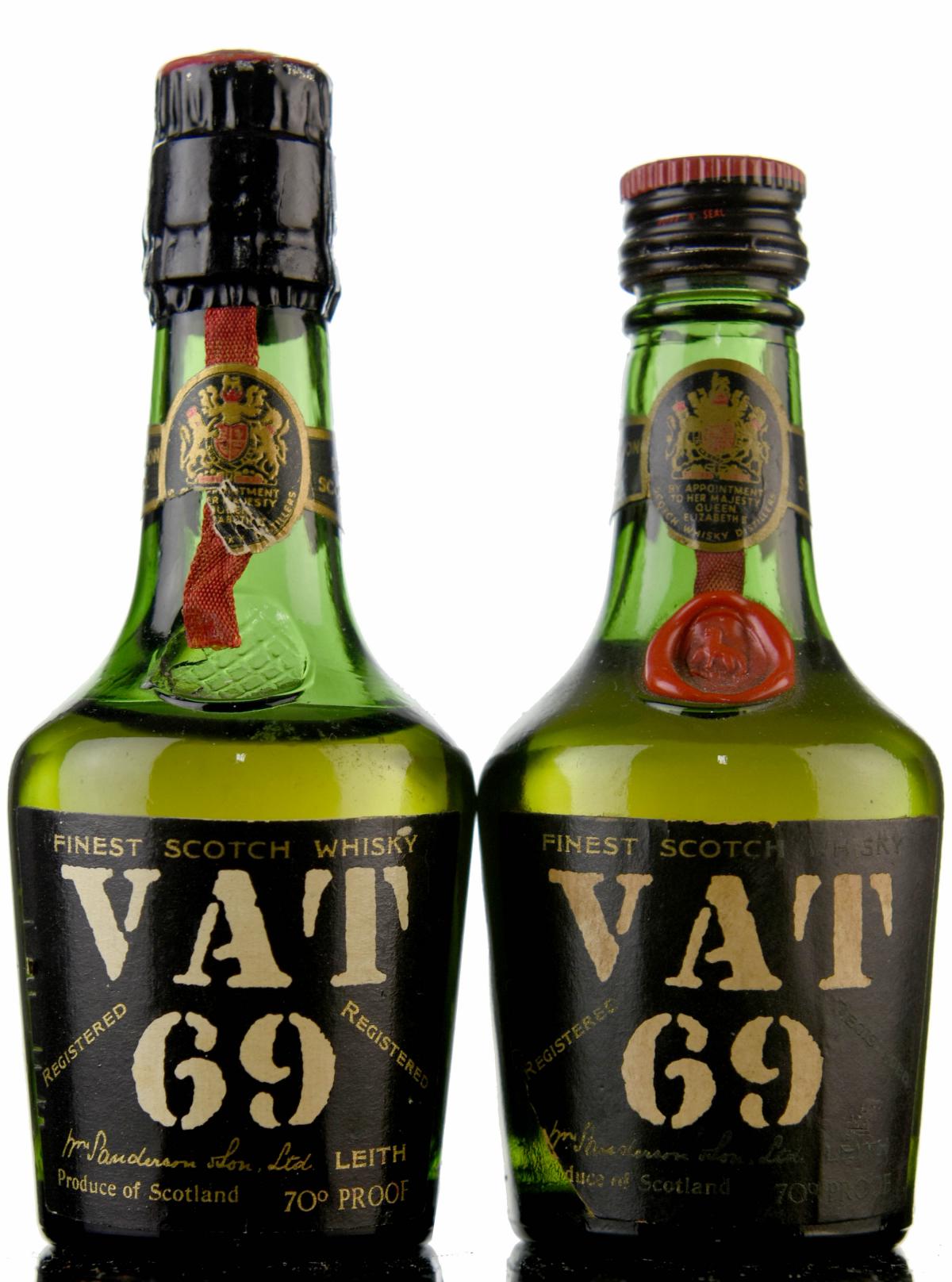 2 x VAT 69 Miniatures