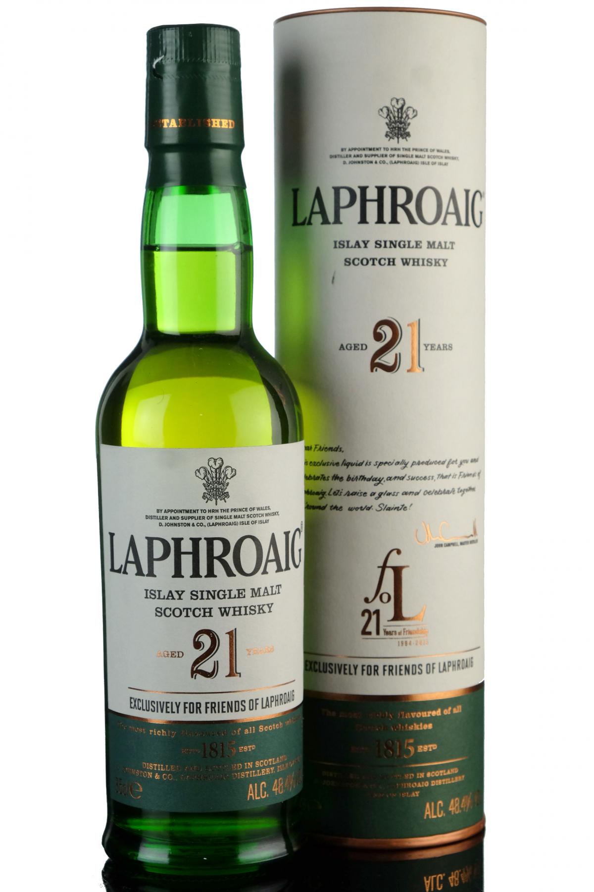 Laphroaig 21 Year Old - 35cl