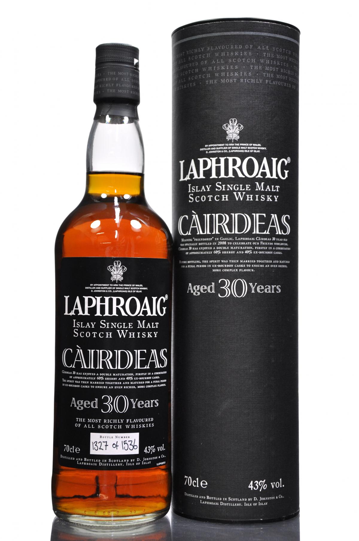 Laphroaig 30 Year Old - Cairdeas - 2008 Release