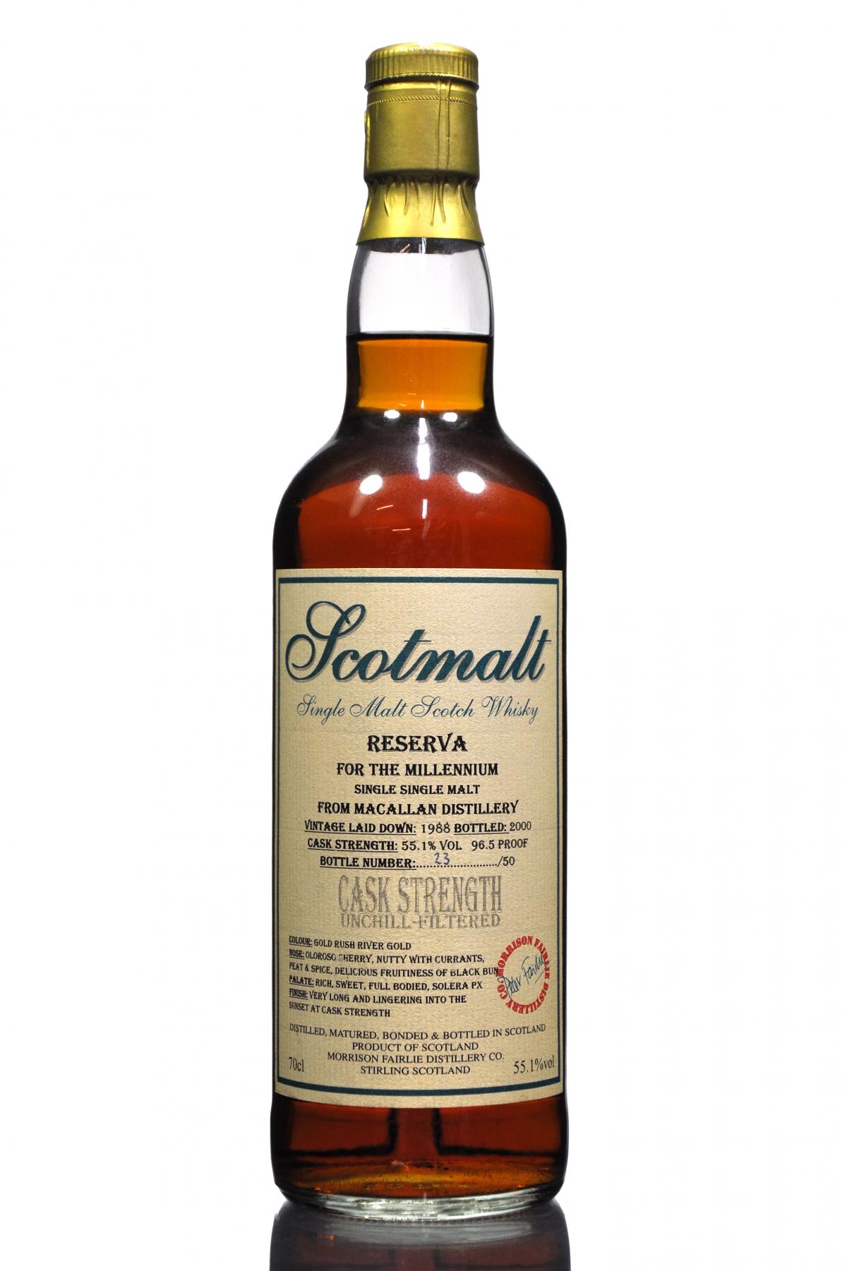 Macallan 1988-2000 - Scotmalt - 50 Bottles Only