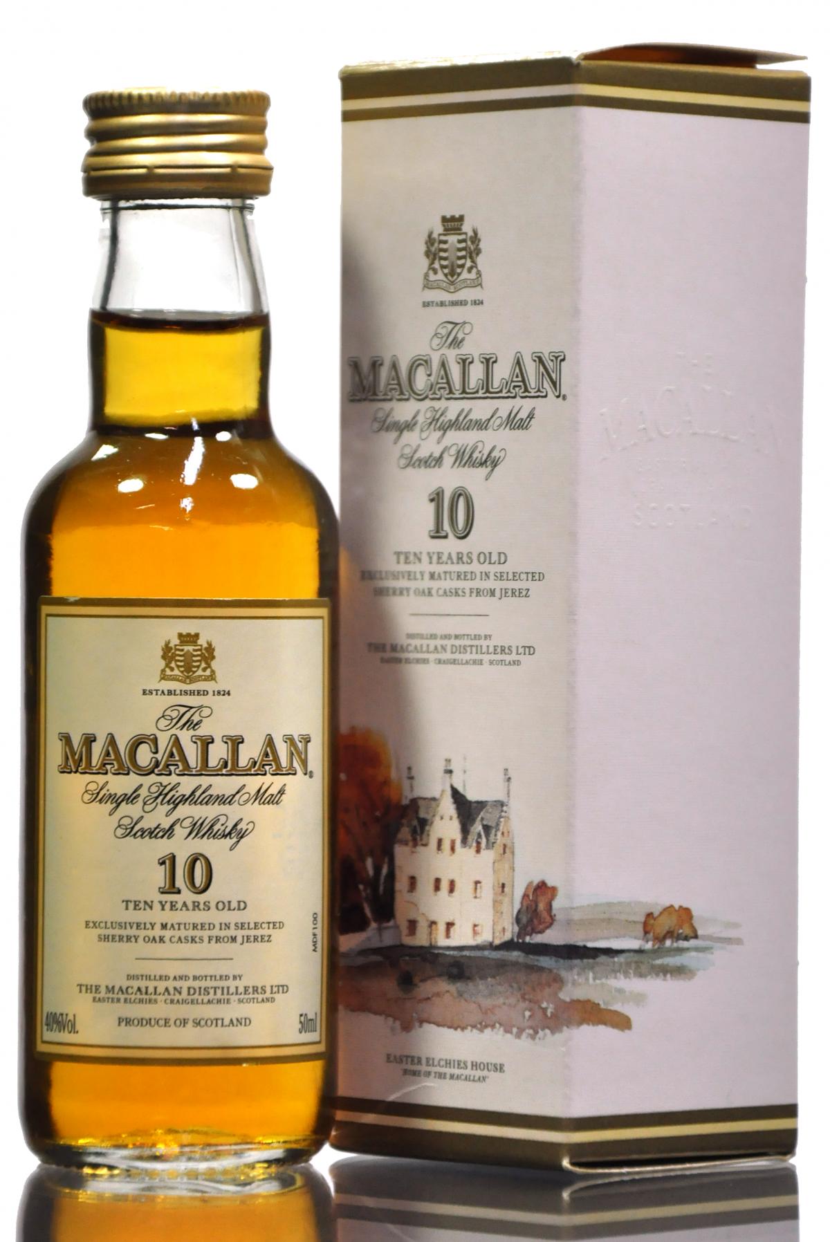 Macallan 10 Year Old - Miniature - Early 2000
