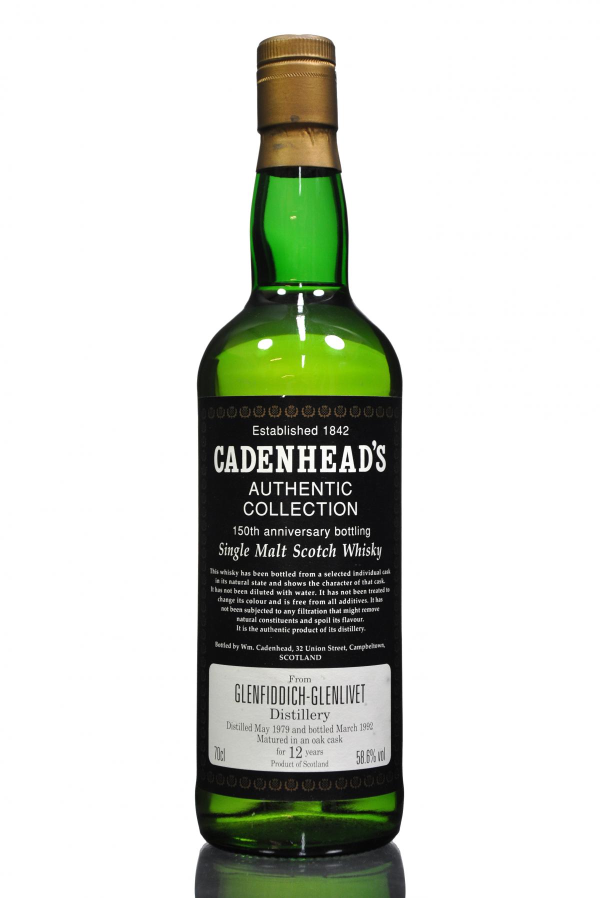 Glenfiddich 1979-1992 - 12 Year Old - Cadenheads 150th Anniversary
