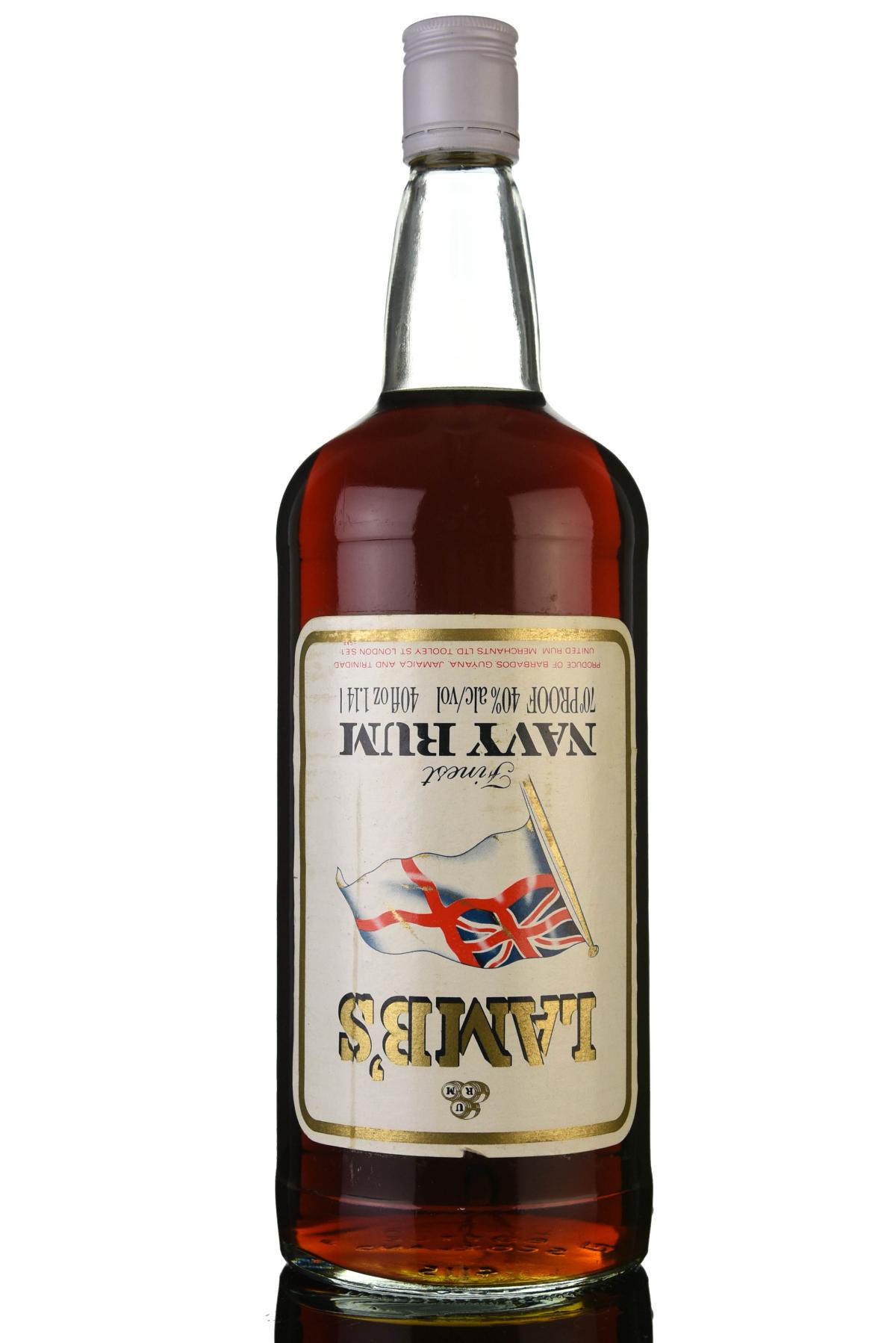 Lambs Navy Rum - 1970s - 1.14 Litres