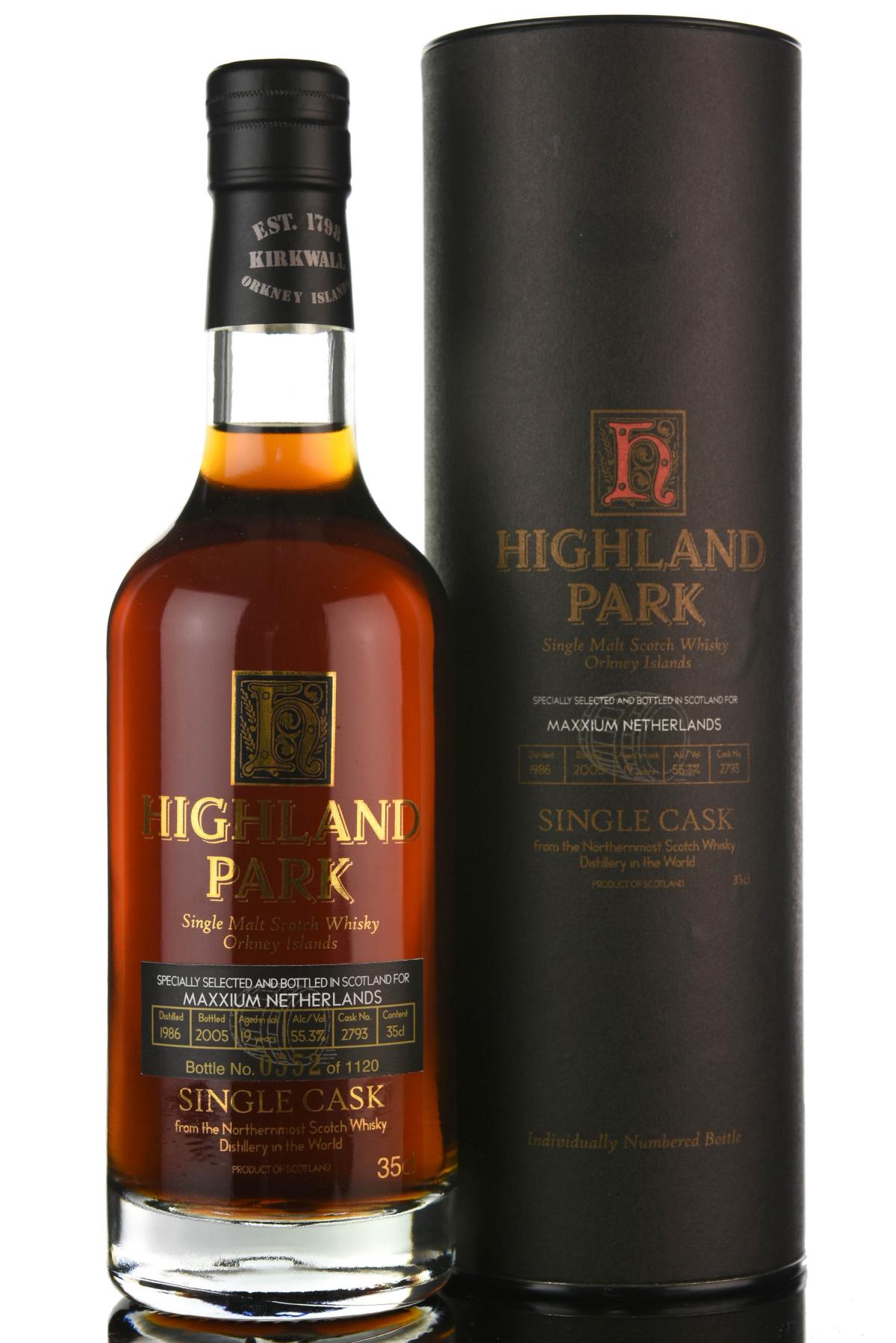 Highland Park 1986 - 2005 19 Single Cask 2793