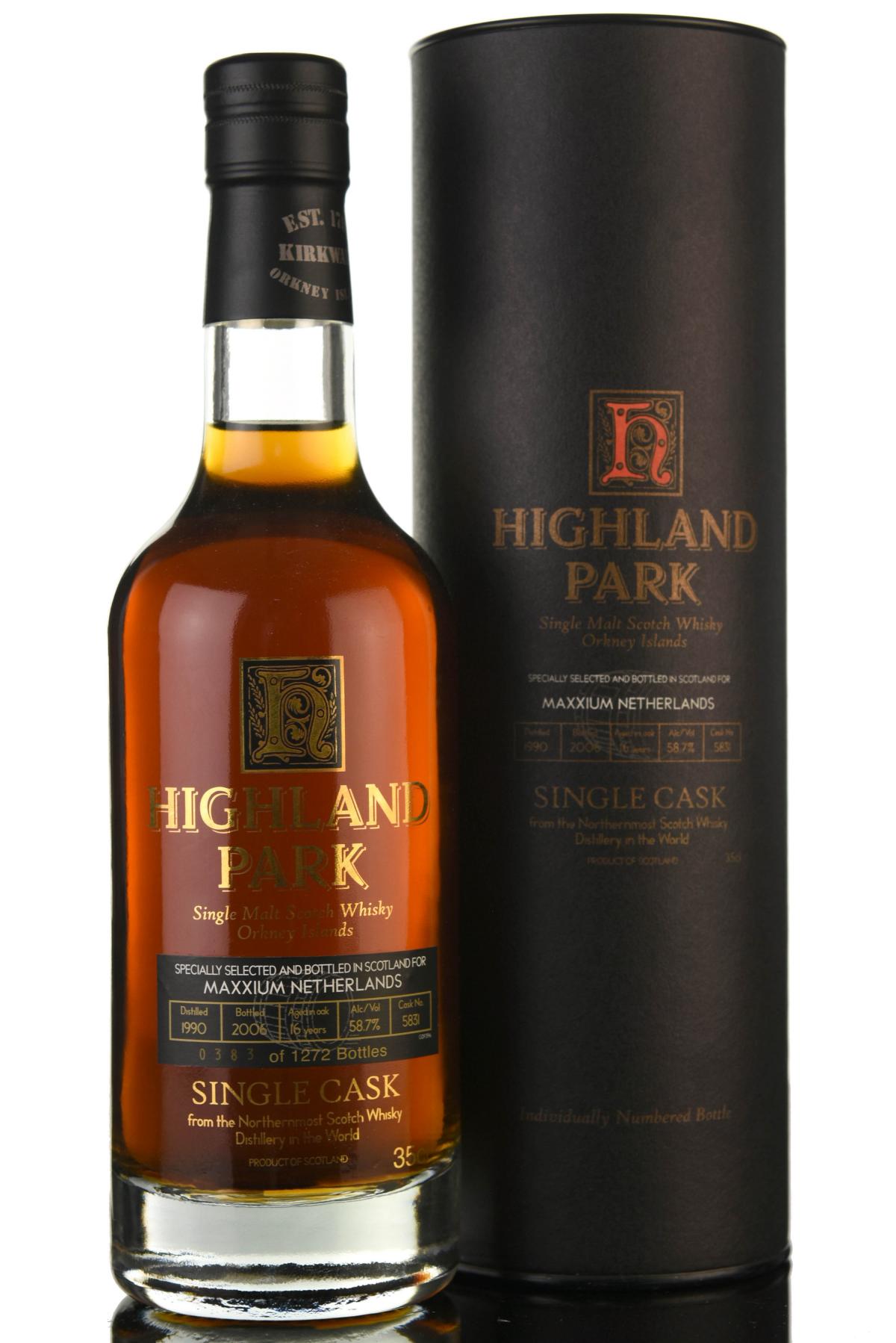 Highland Park 1990 - 2006 16 Single Cask 5831